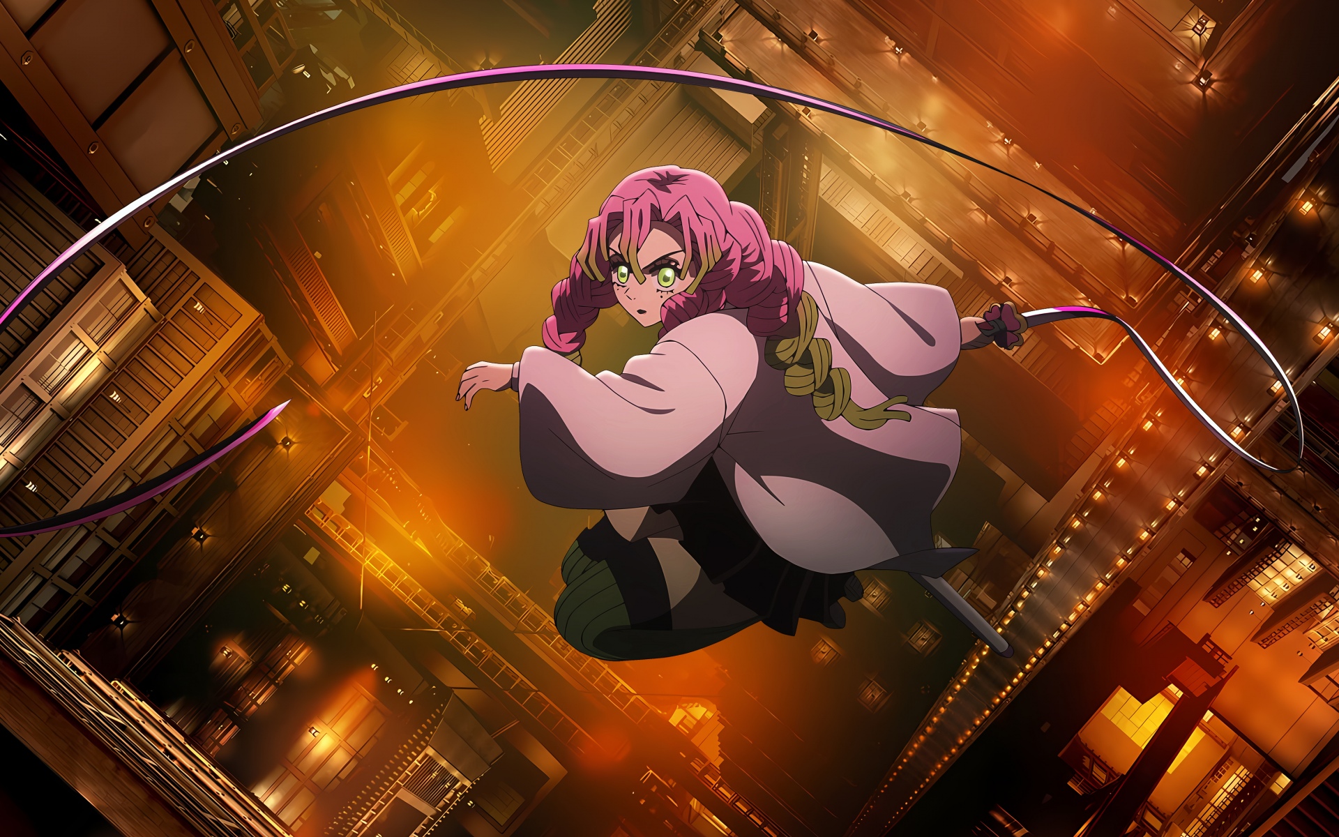 Mitsuri Kanroji Wallpaper 4K