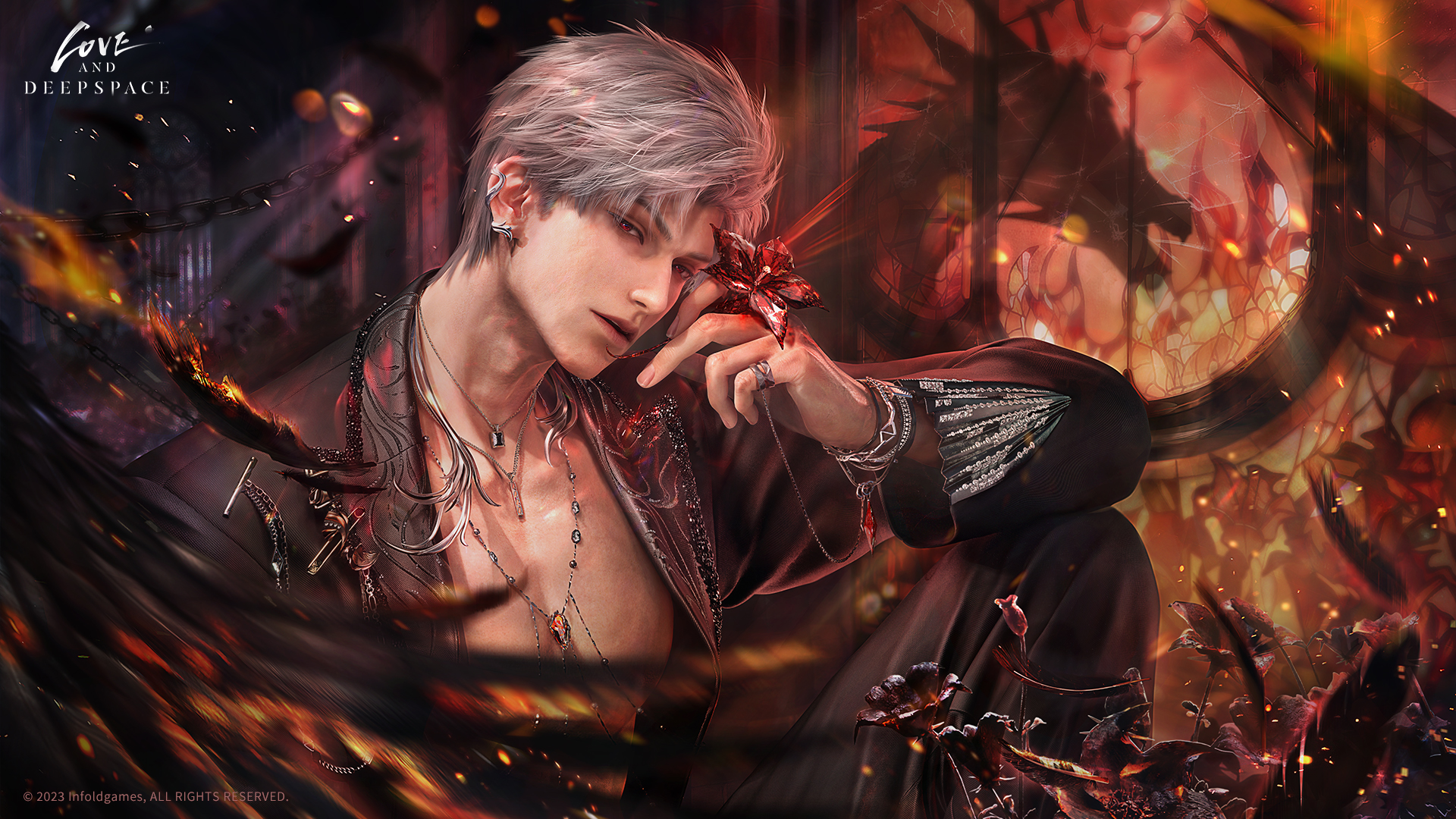 Love and Deepspace Website simulation game with 3D intimate interactions