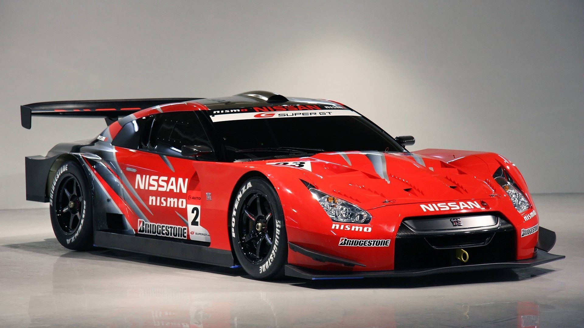 Red racing car