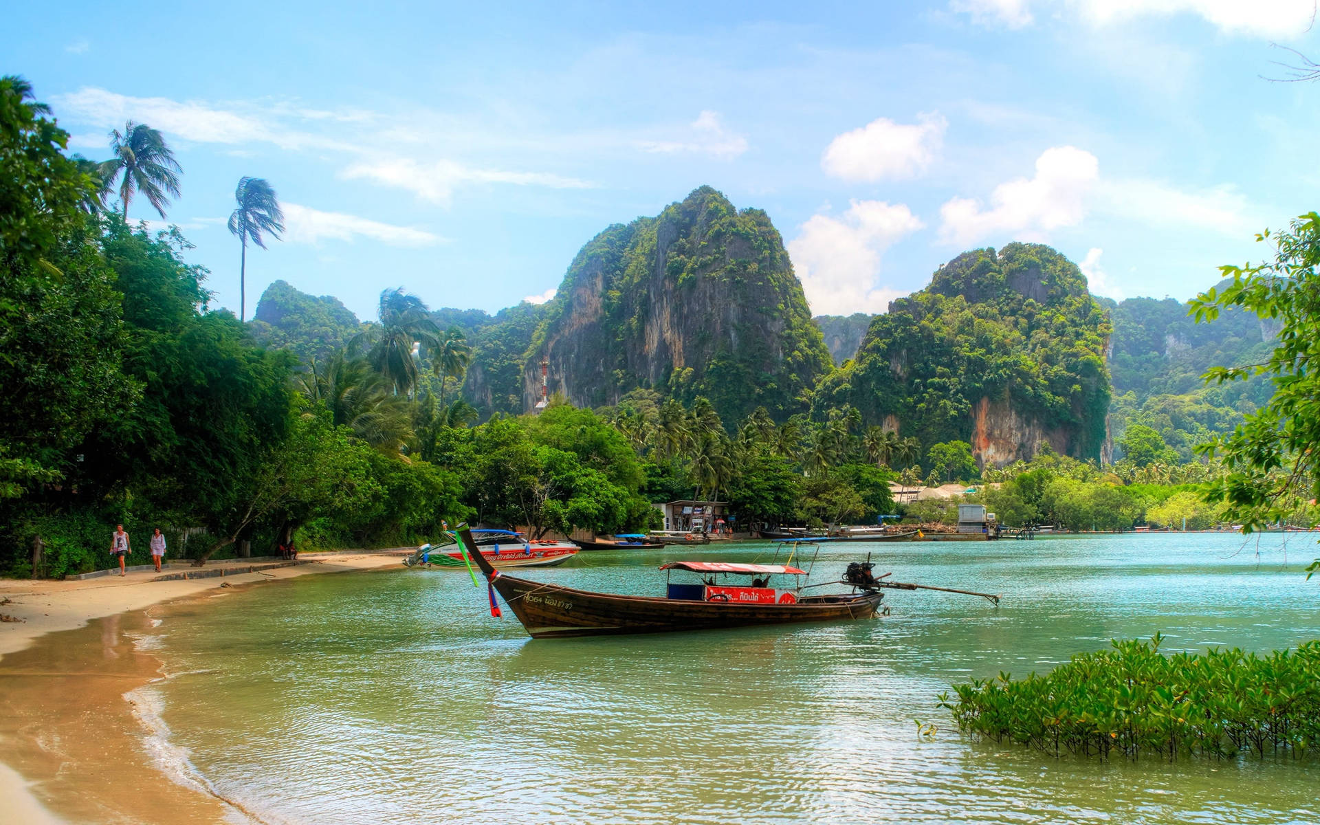 Download Railay Beach Thailand Tropical Desktop Wallpaper