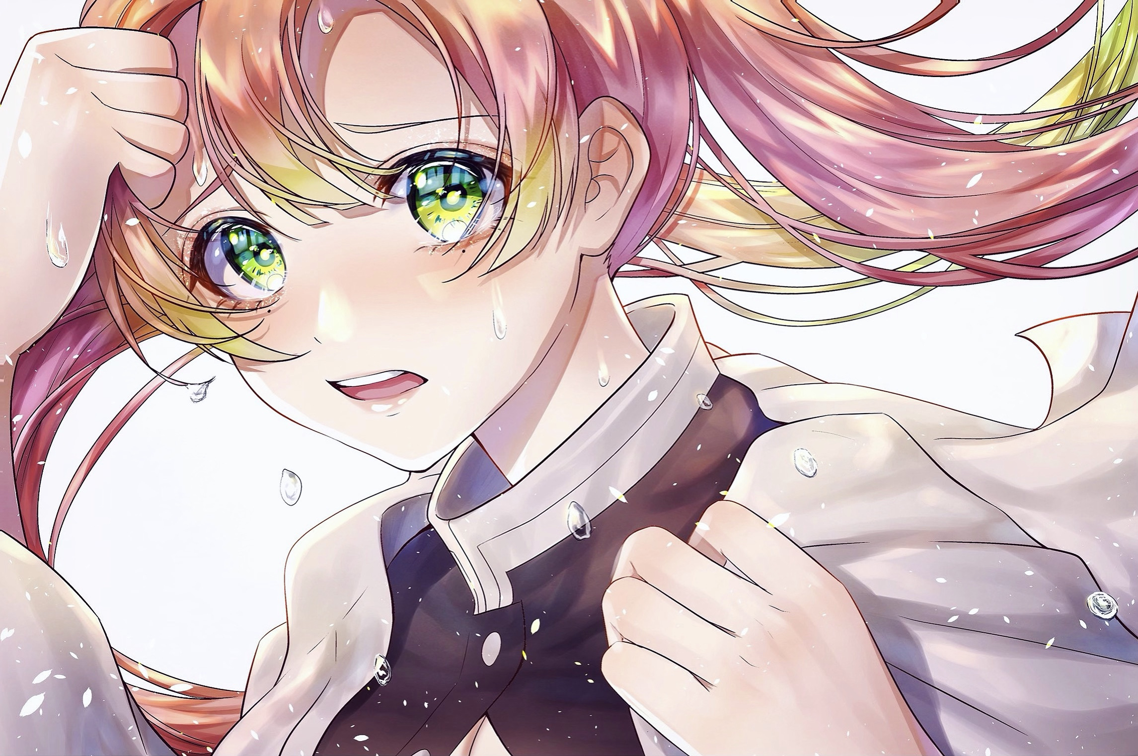 Desktop wallpaper: Mitsuri Kanroji, Anime, Demon Slayer: Kimetsu No Yaiba 4K free download for PC. 1055706