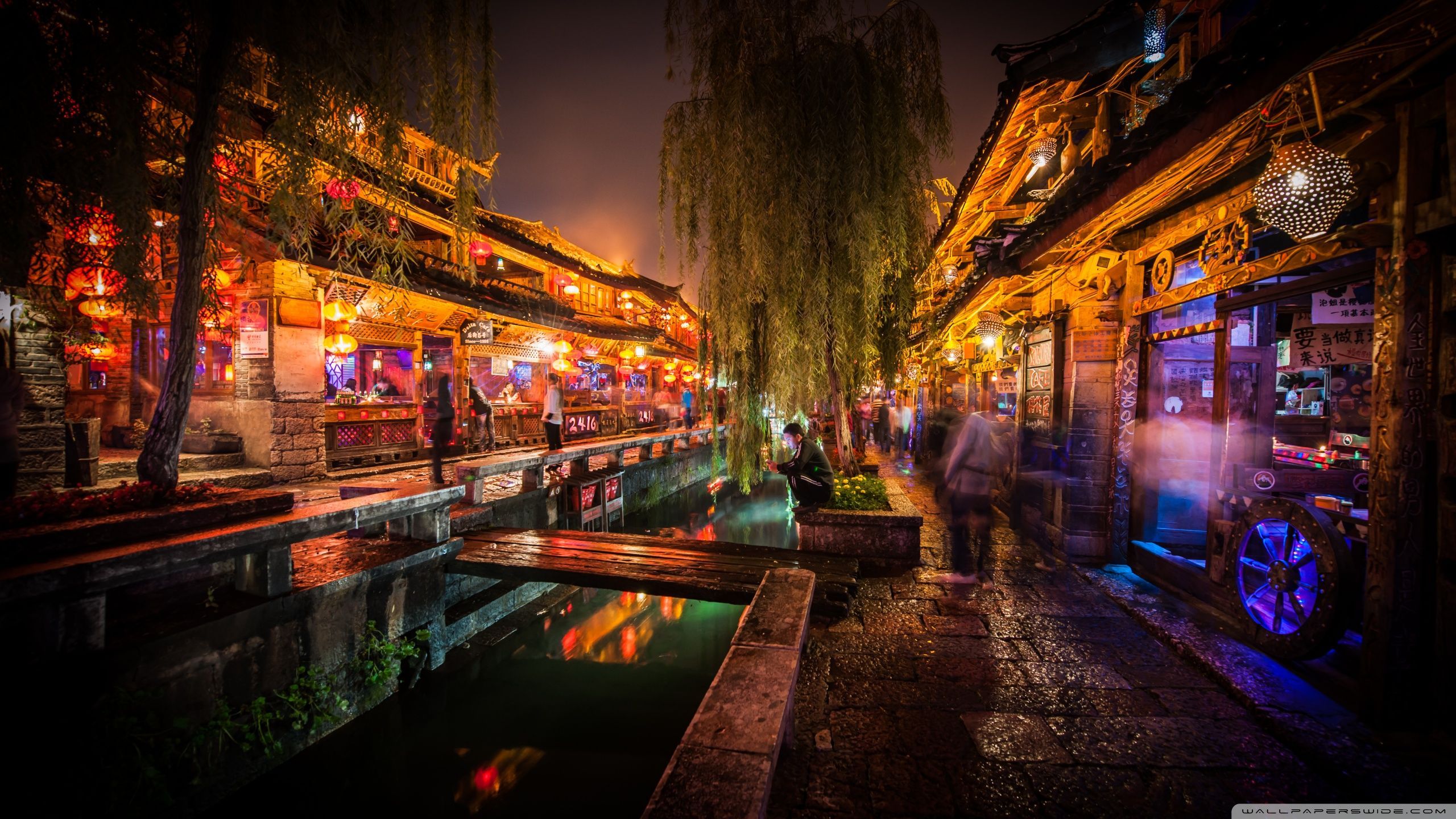 Japan Night Wallpaper, HD Background on WallpaperBat