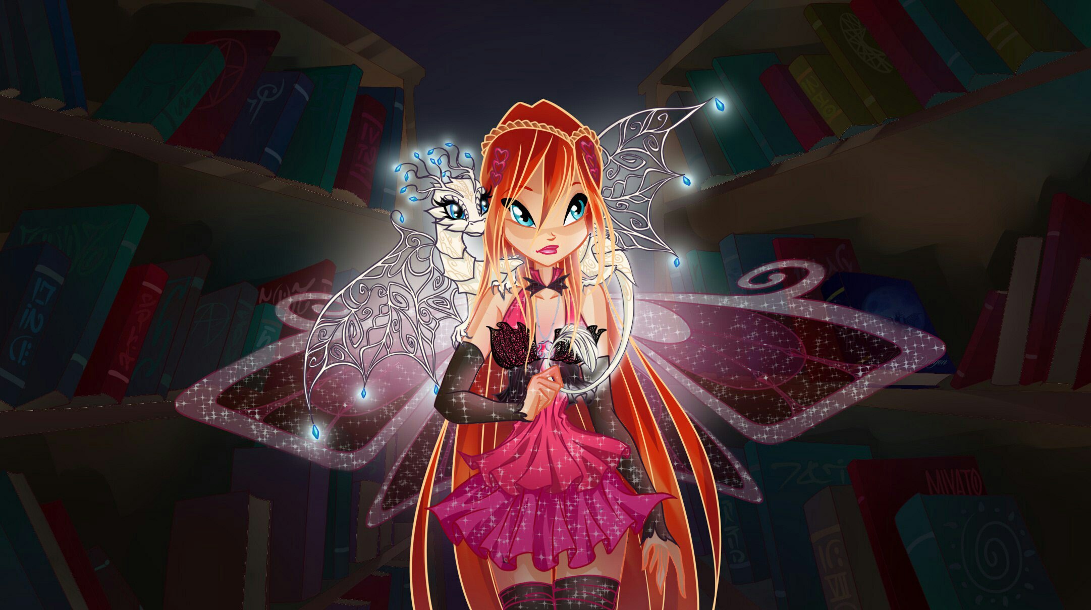 Wallpaper girl, Winx, Bloom, WinX Club for mobile and desktop, section фильмы, resolution 2162x1209