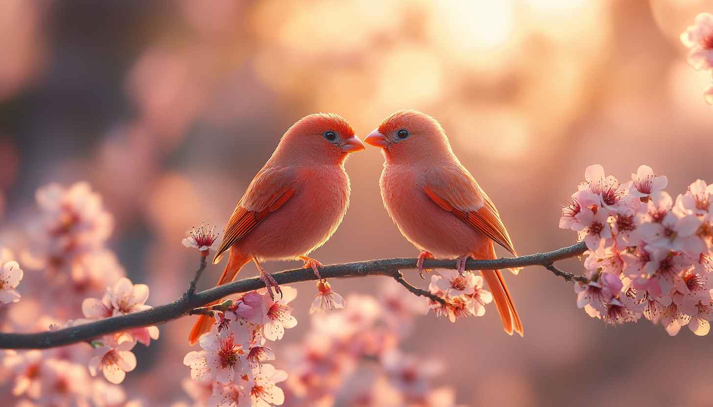 tropical birds wallpaper