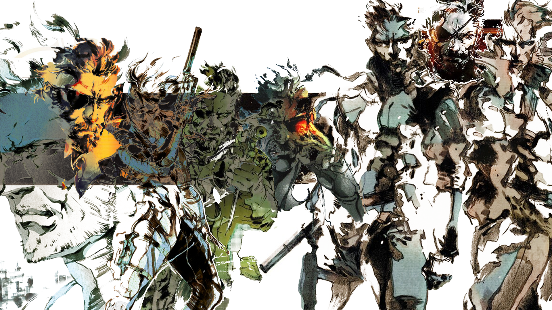 Metal gear solid wallpaper collage thing i made