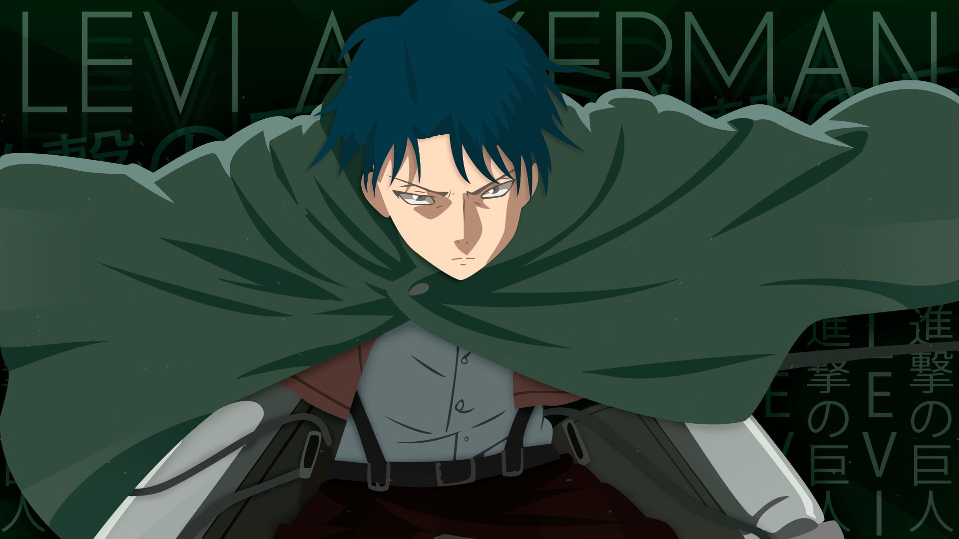 Levi Ackerman In Green Dress Attack on Titan HD Levi Ackerman Wallpaper