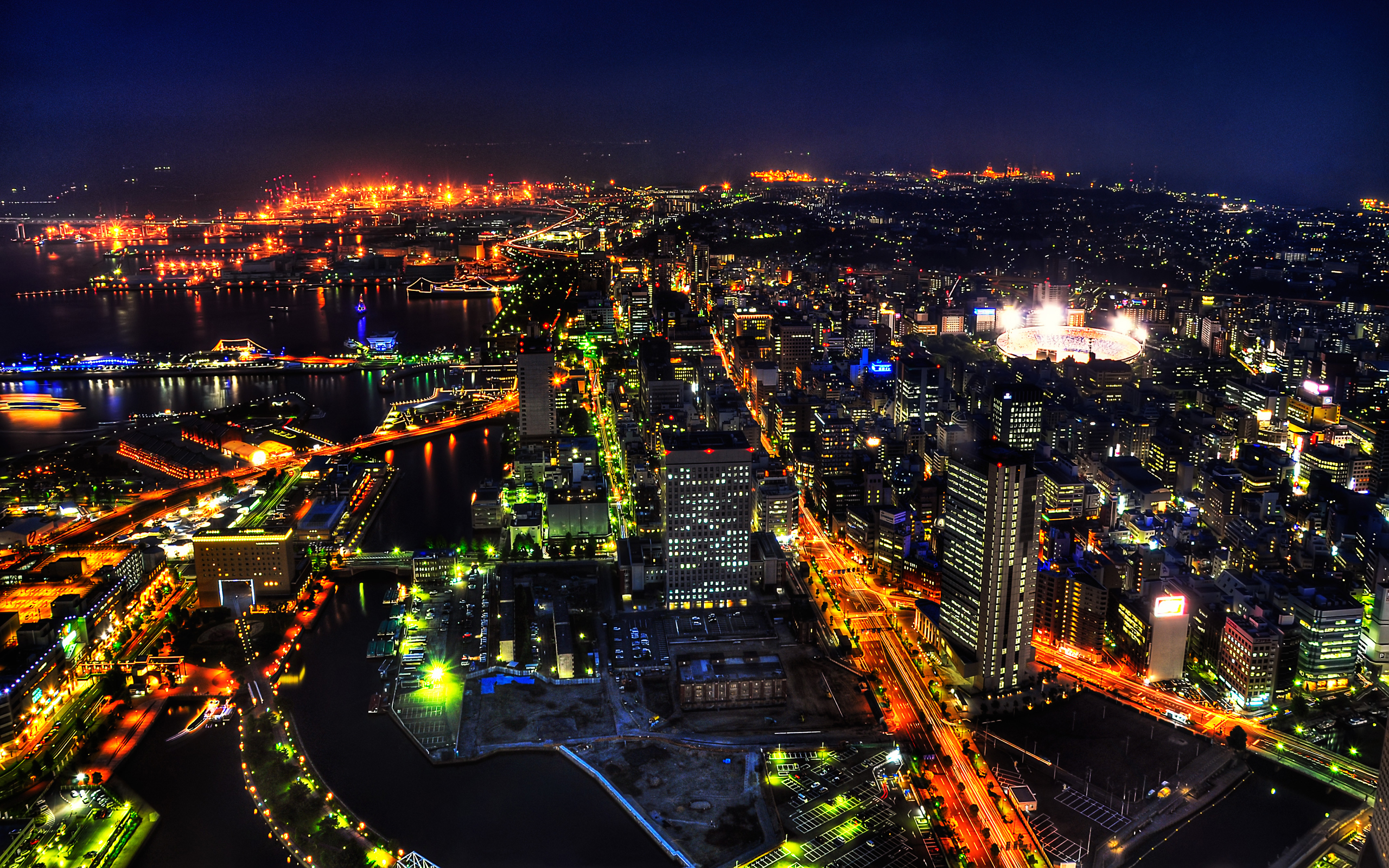 Wallpaper night, Japan, Tokyo, Japan, Shibuya, night for mobile and desktop, section город, resolution 2560x1600
