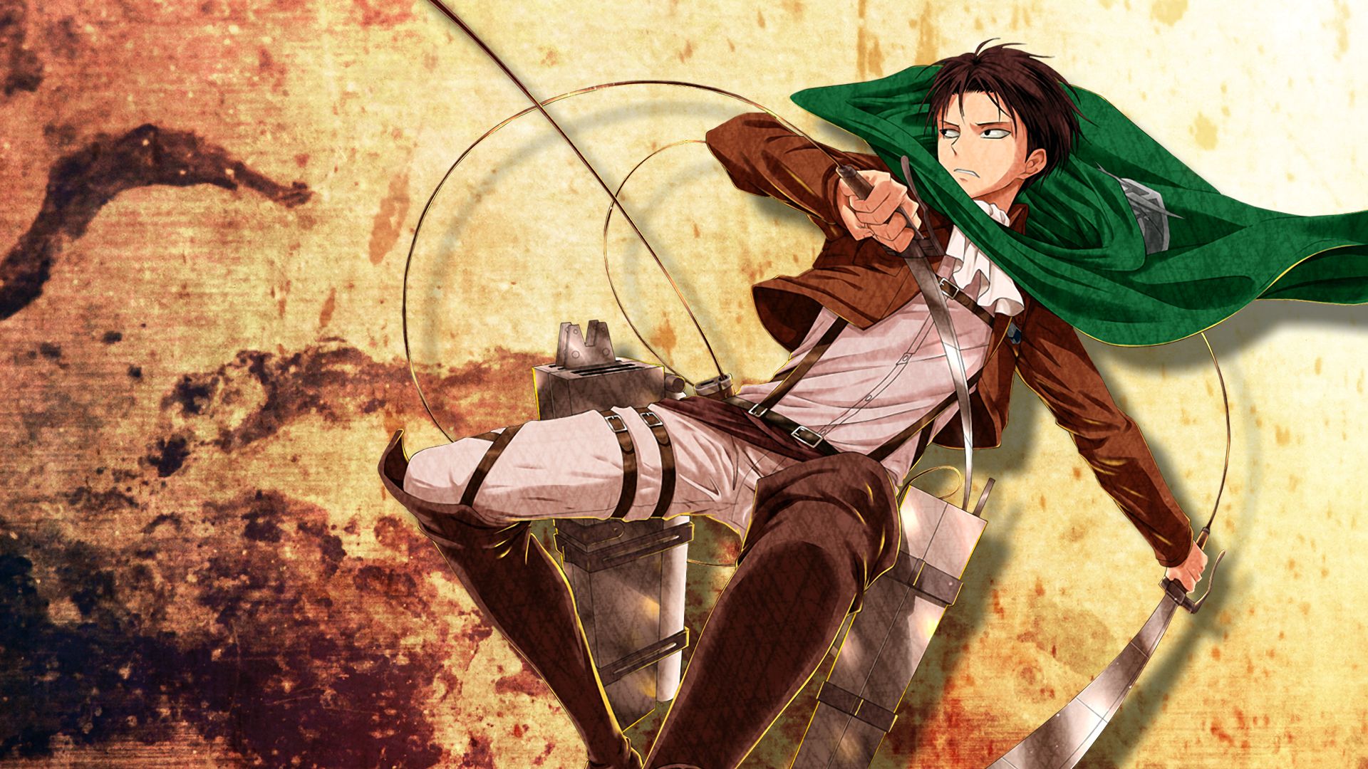 Desktop wallpaper: Attack On Titan, Anime, Levi Ackerman 4K free download for PC. 401013