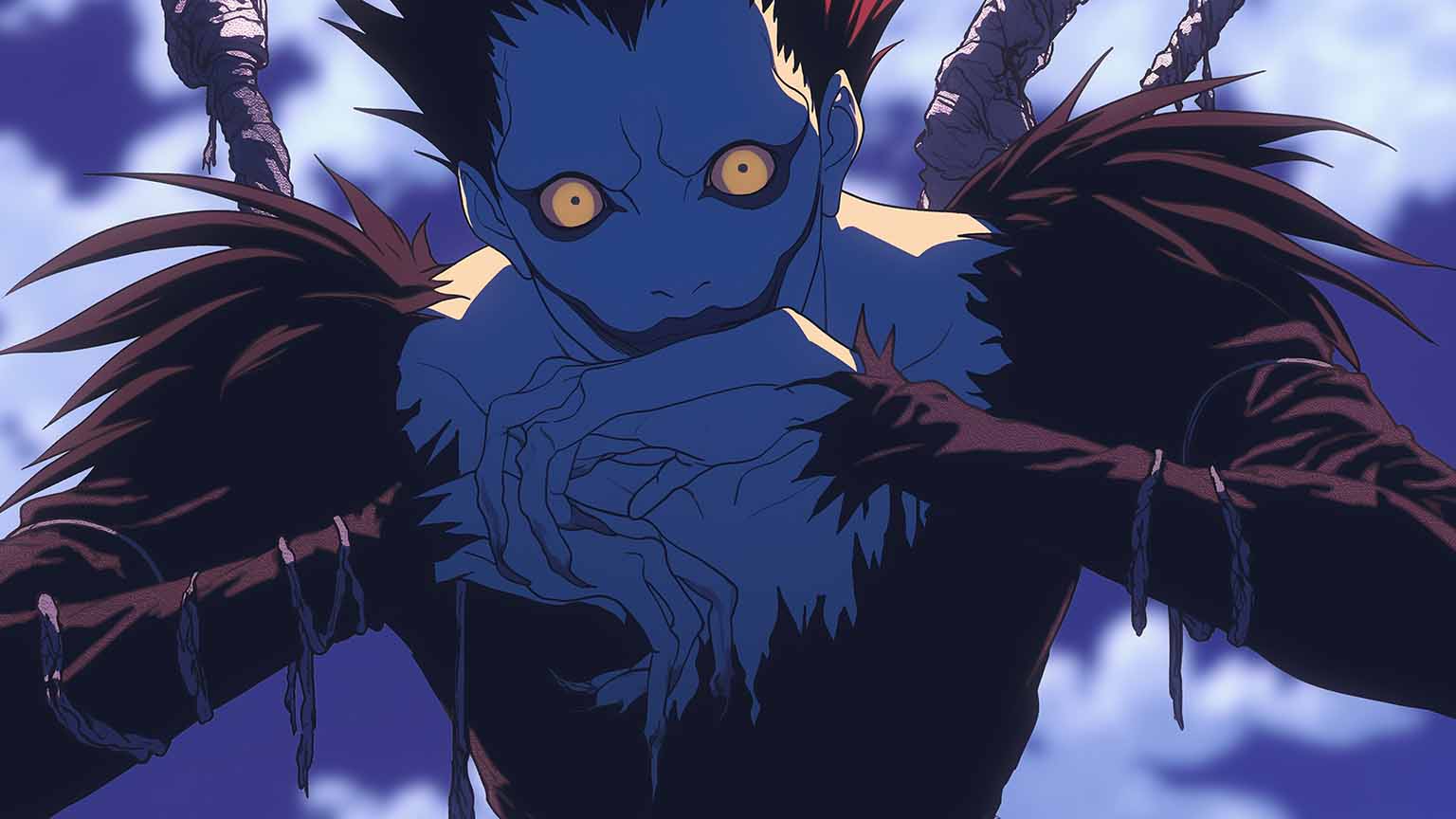 Death Note Ryuk Evil Grin Desktop Wallpaper Wallpaper 4K