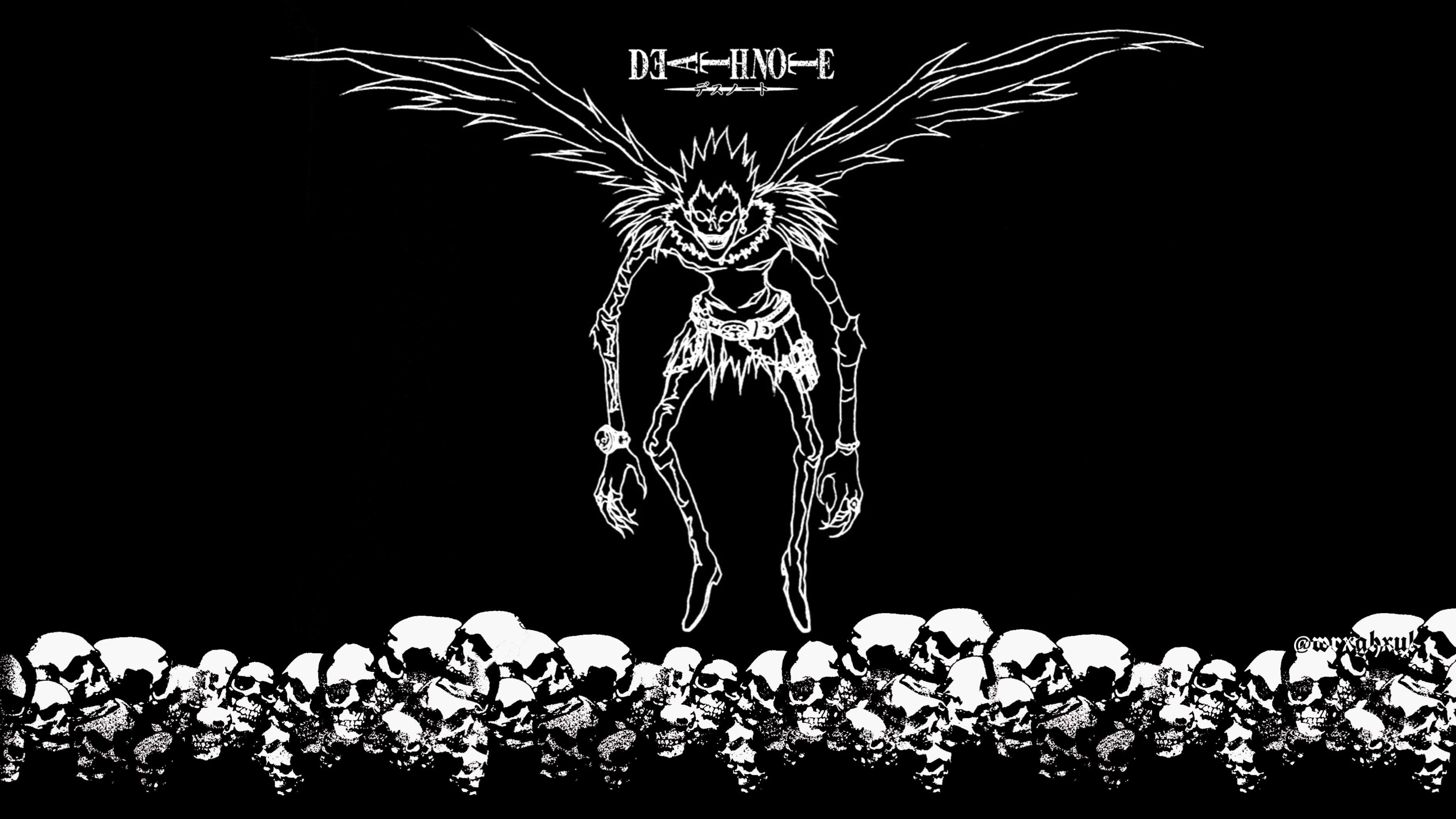 Ryuk wallpaper I made using art from merchandise