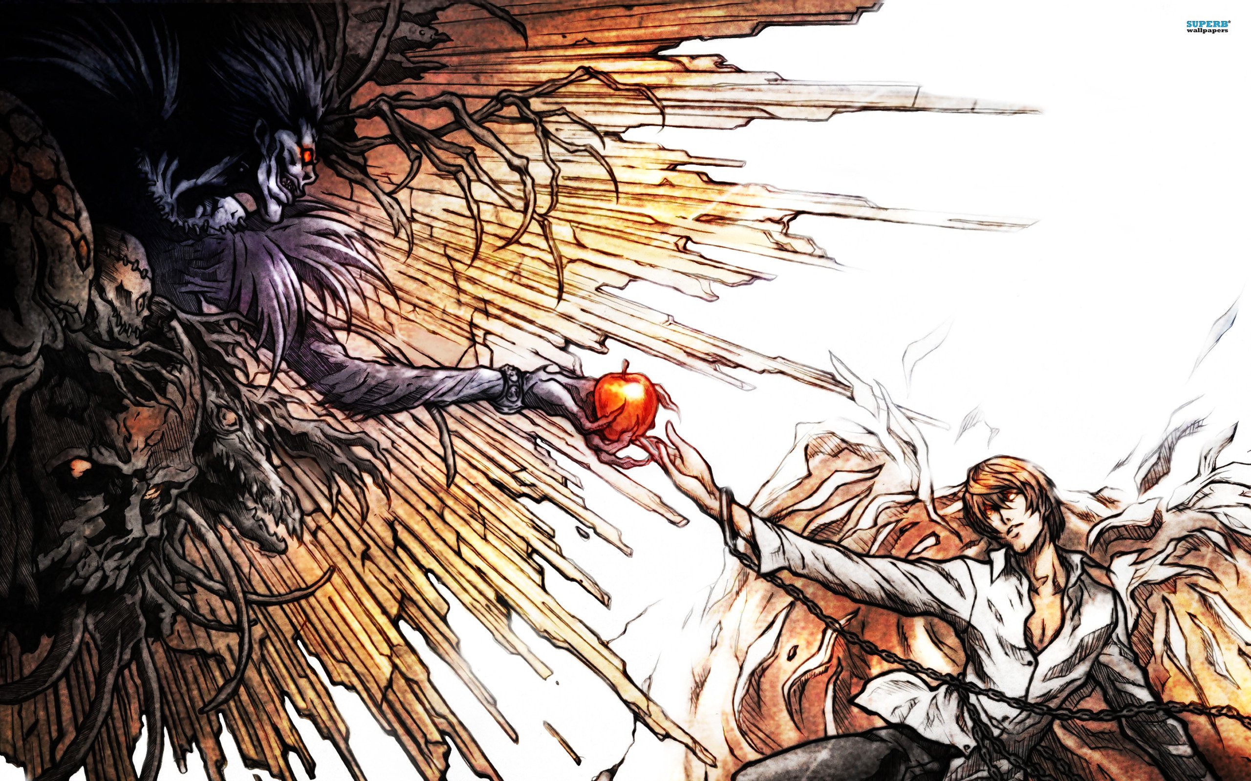 death, Note, Light, And, Ryuk Wallpaper HD / Desktop and Mobile Background