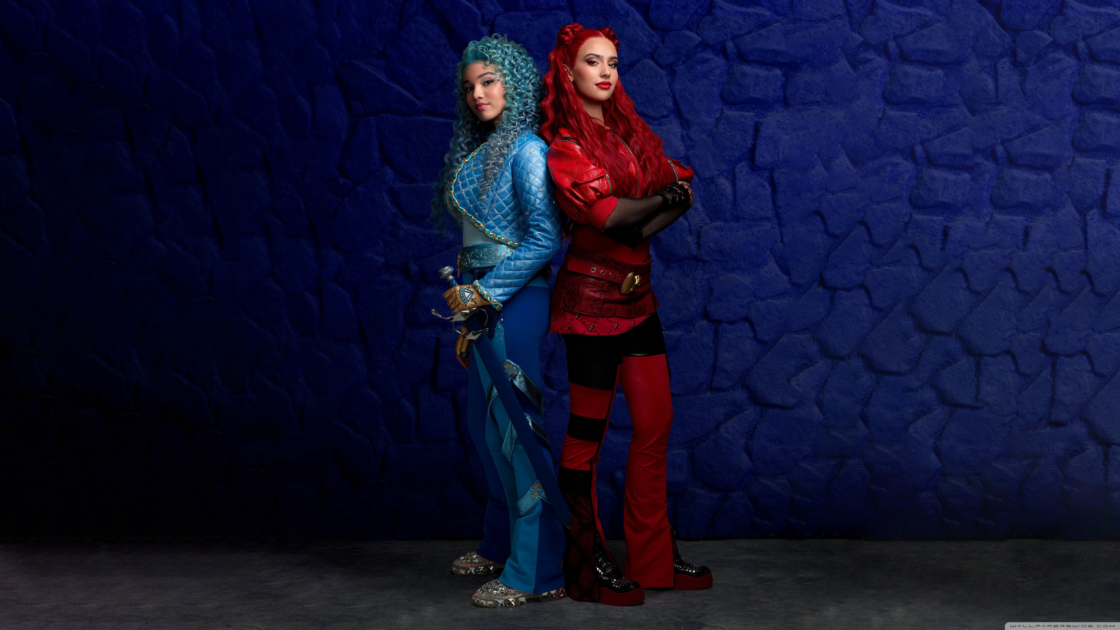 Descendants The Rise of Red Movie, Chloe and Red 4K UHD Wallpaper for UltraHD Desktop and TV, Widescreen and UltraWide Display, Dual and Triple Monitor, Smartphone and Tablet Devices