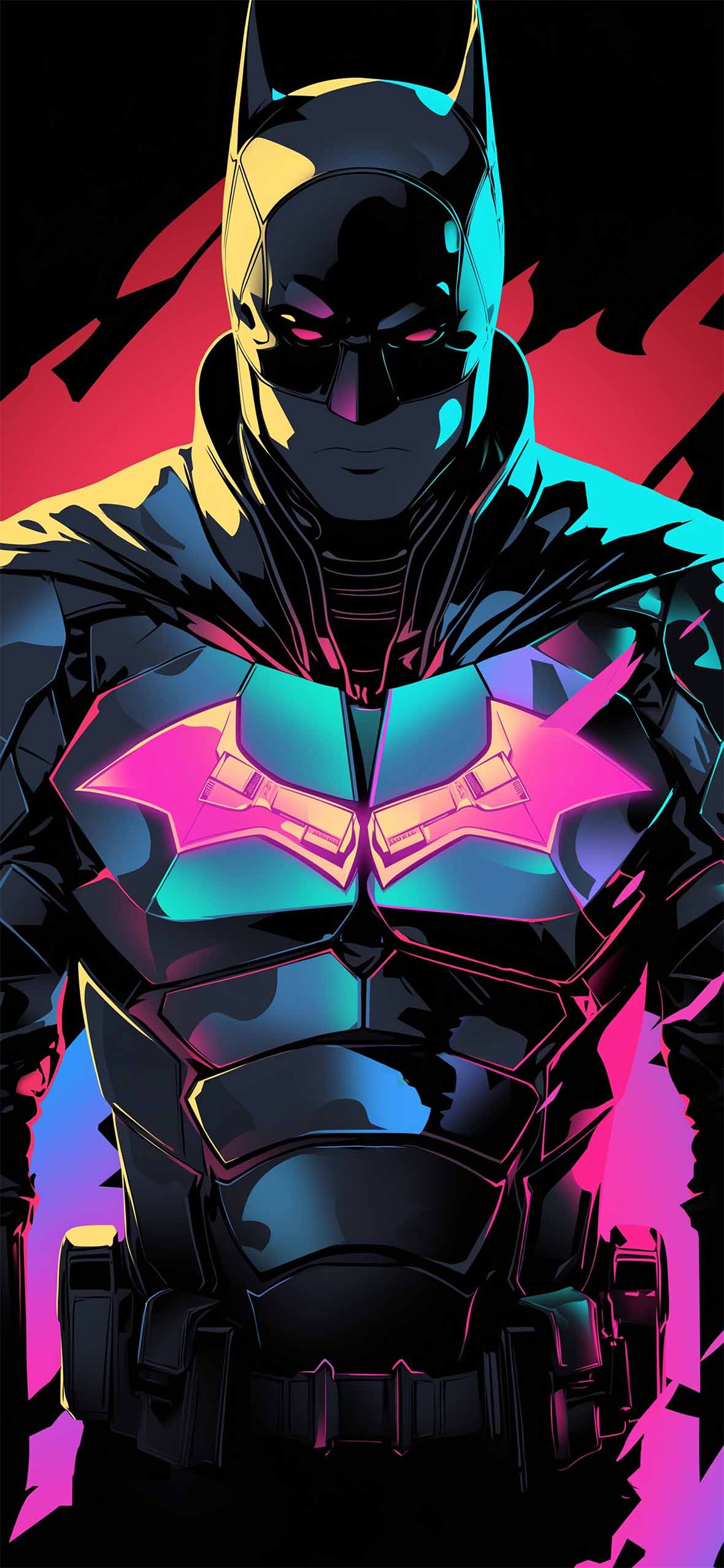 Neon Batman Dark Knight Epic Wallpaper Phone Wallpaper