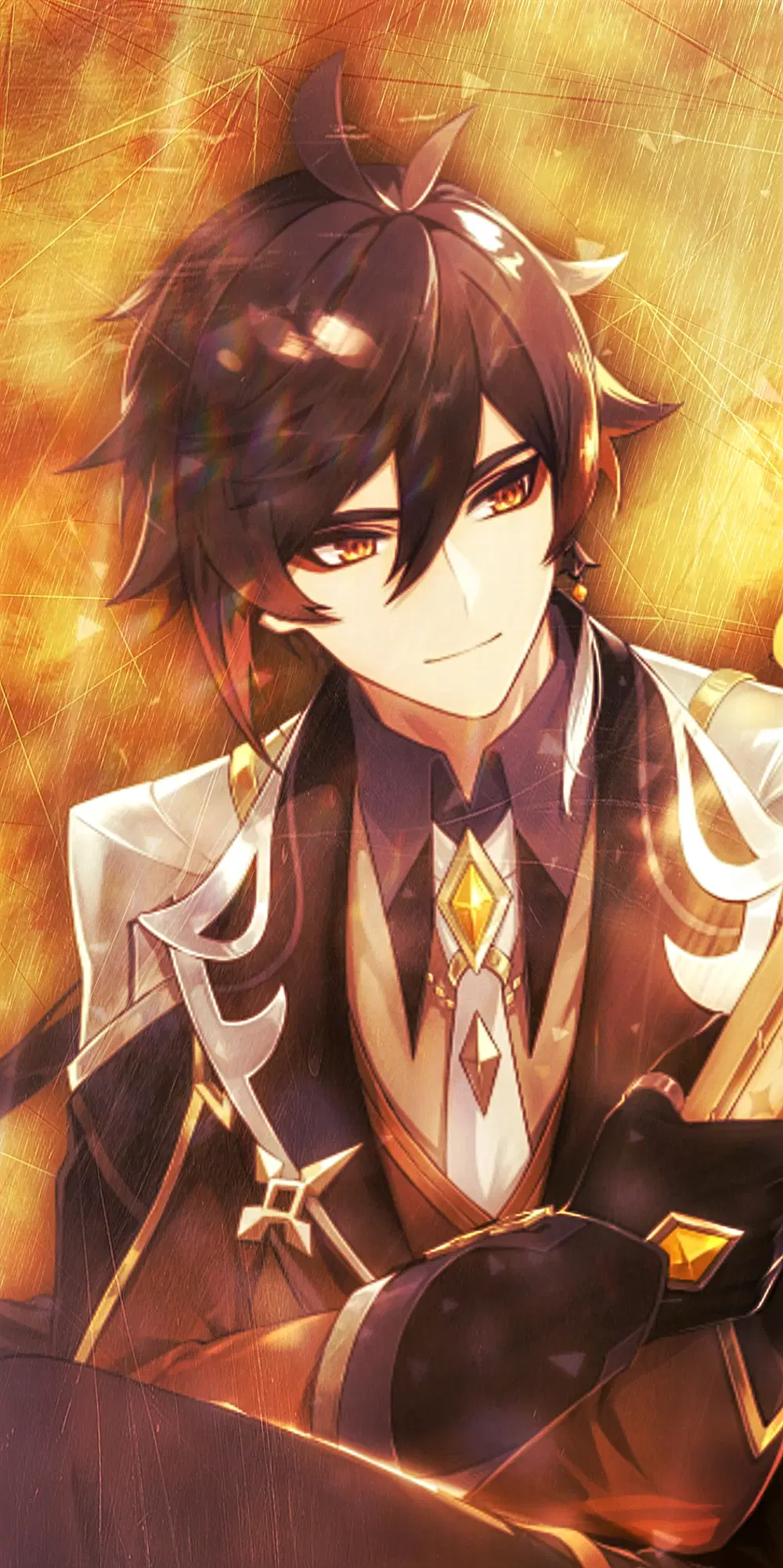 Zhongli Phone Wallpaper Genshin Impact