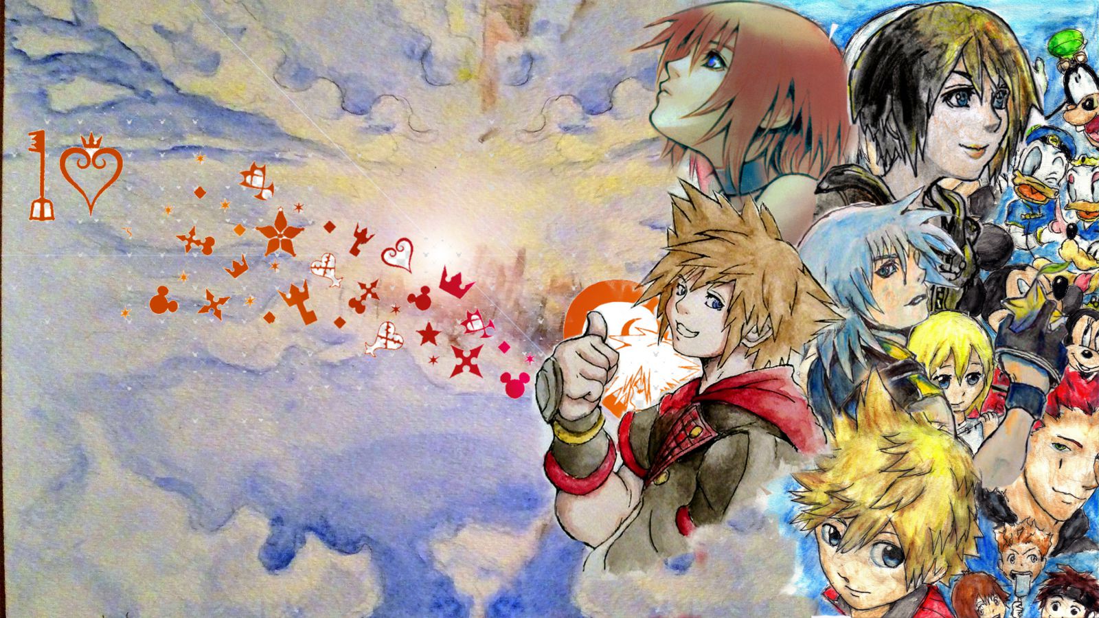 YouTube Channel Art/ Kingdom Hearts Wallpaper · for Kingdom Hearts
