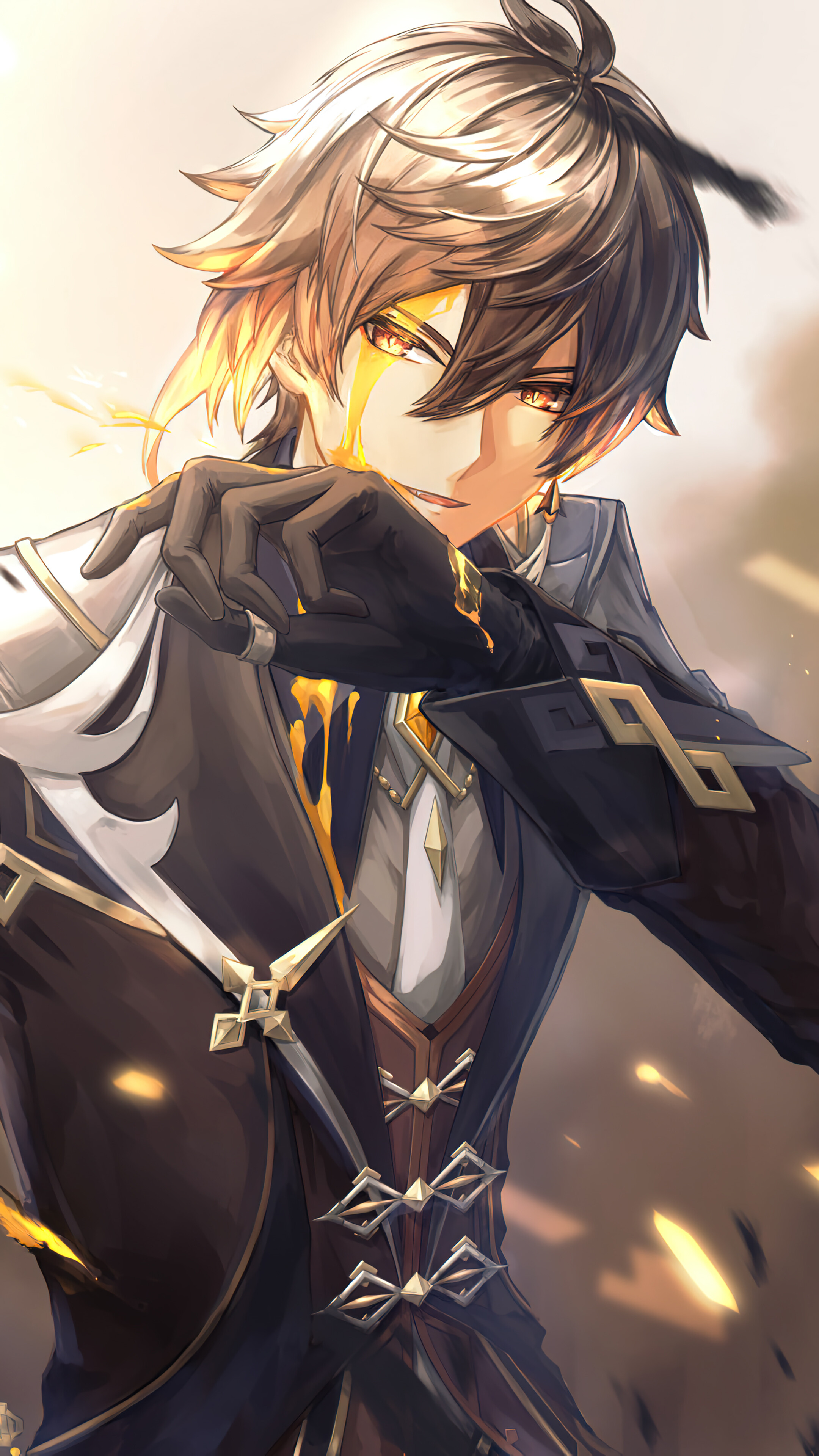 Zhongli Genshin Impact Wallpaper iPhone Phone 4K e