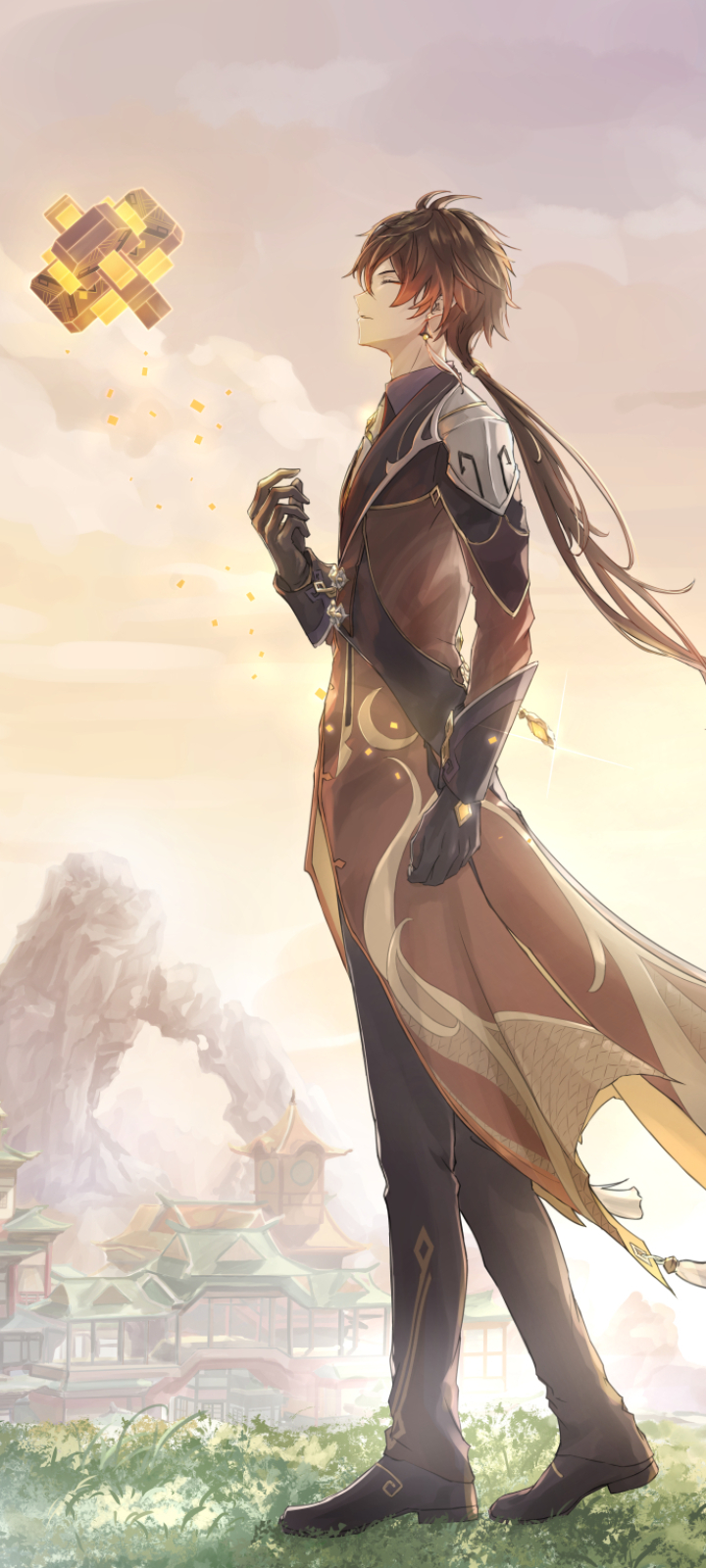 Phone wallpaper: Video Game, Genshin Impact, Zhongli (Genshin Impact) 1424518