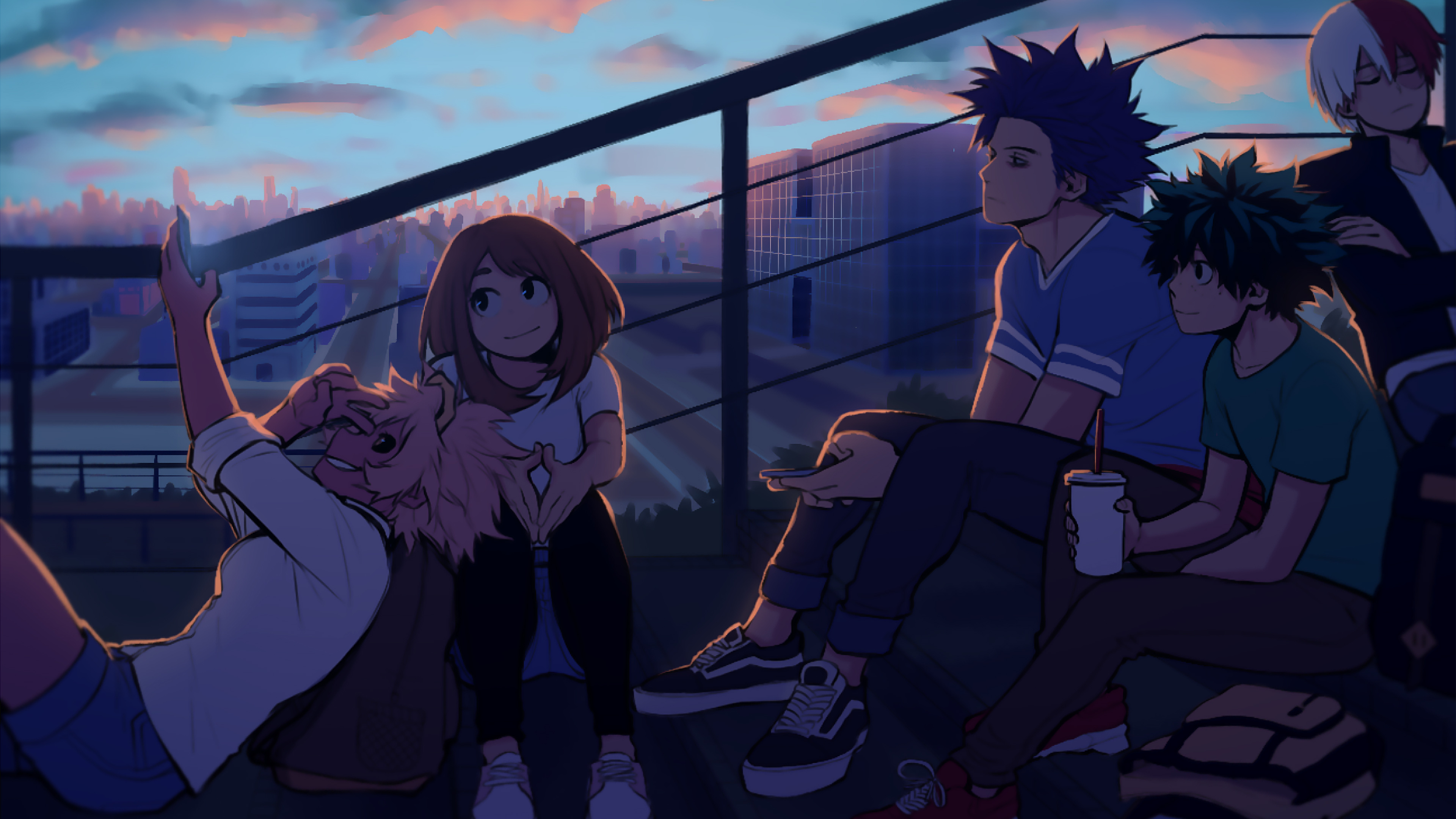 My Hero Academia Discussion 4K HD Wallpaper