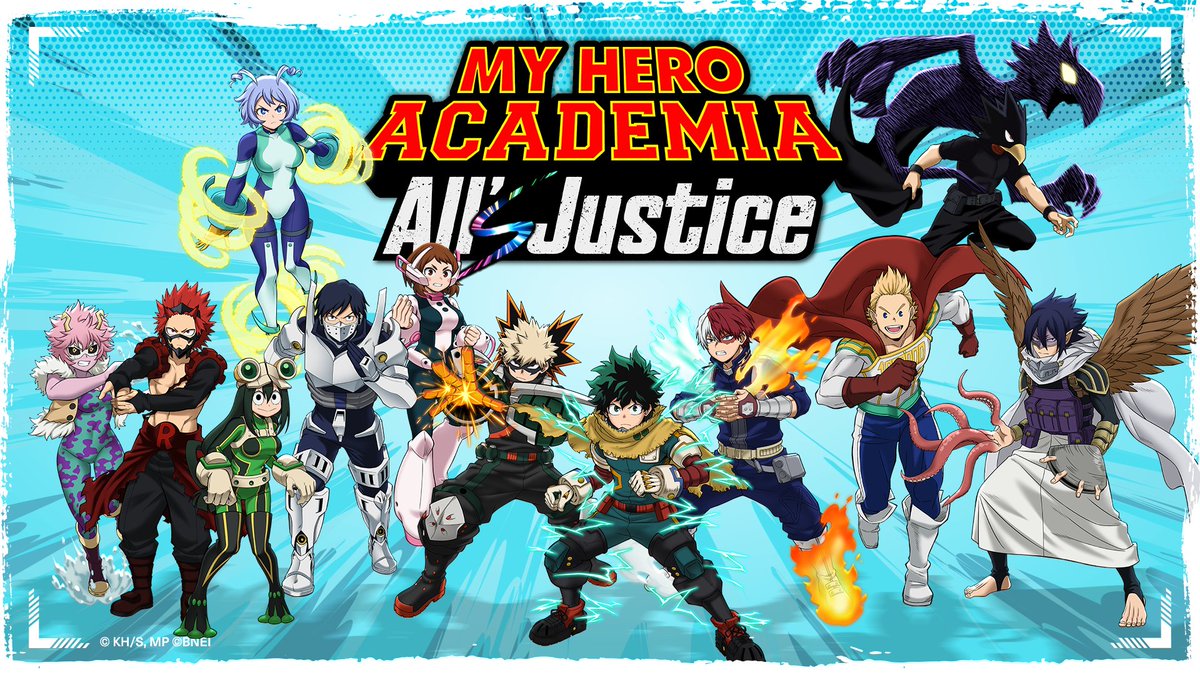 Enjoy this prestigious wallpaper featuring students from U.A High! Represent your favorite future Pro Heroes and save these MY HERO ACADEMIA: All's Justice wallpaper to your desktop or mobile device today! Download