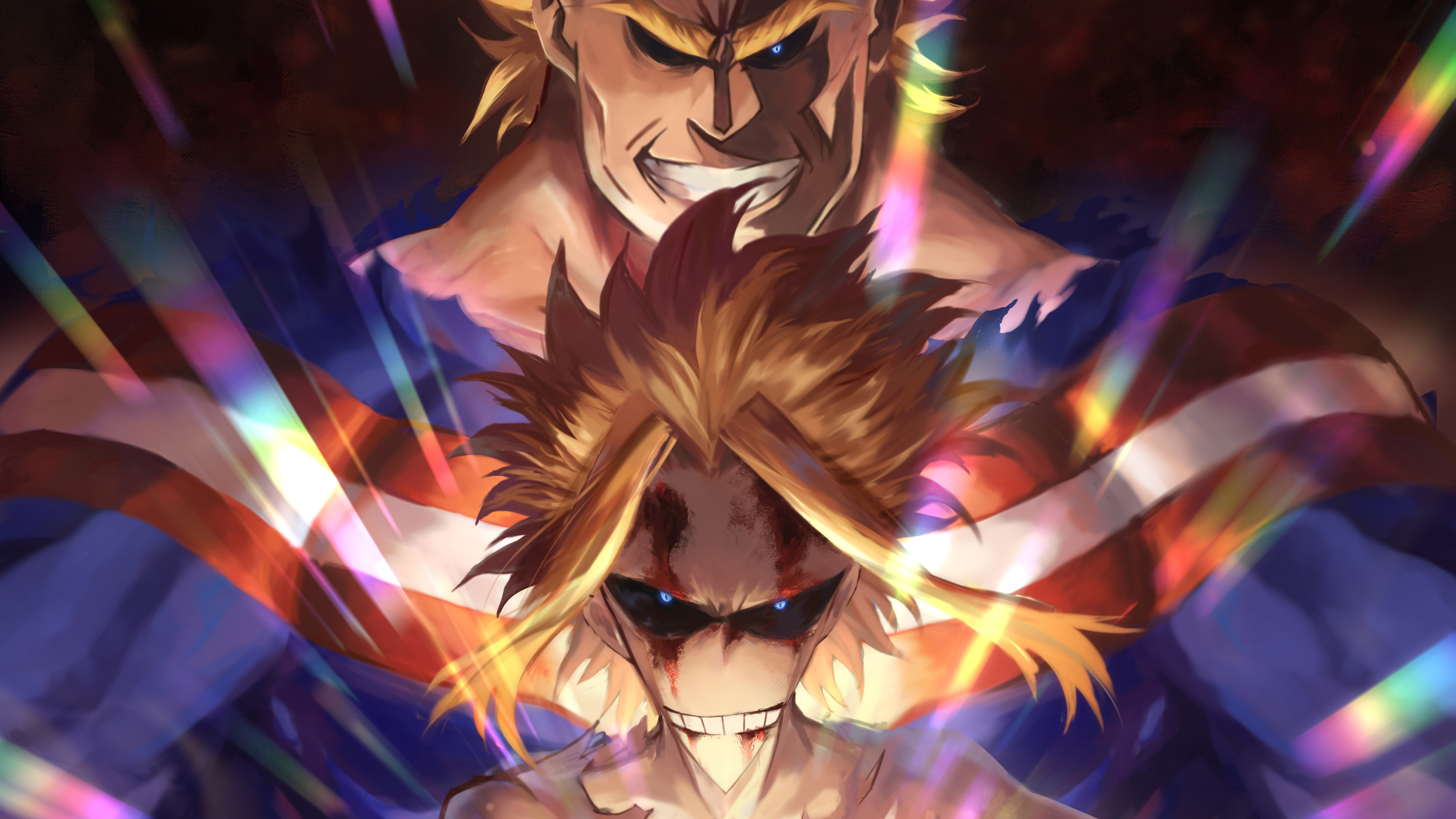 My Hero Academia All Might With Boku 4K HD Wallpaper