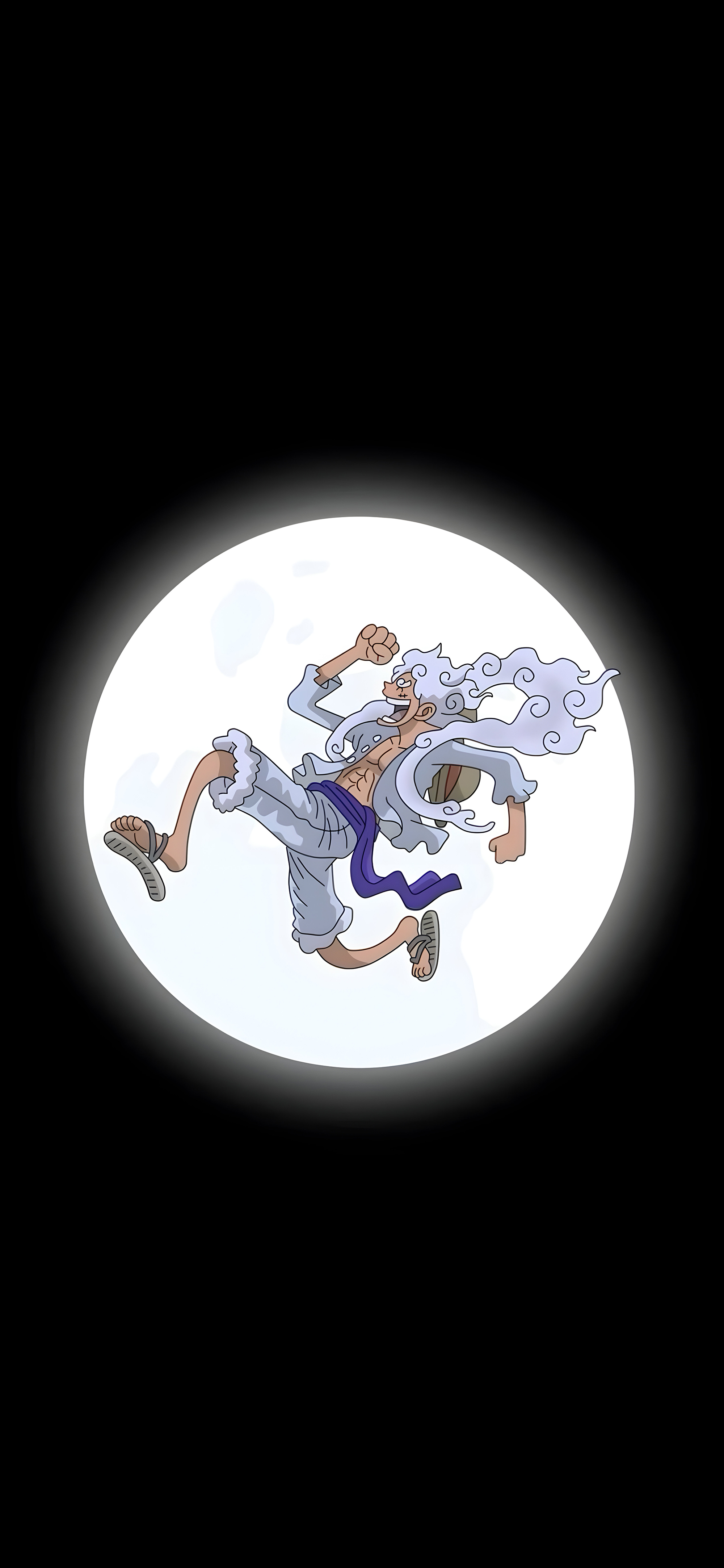 Luffy Gear 5 Moon Wallpaper