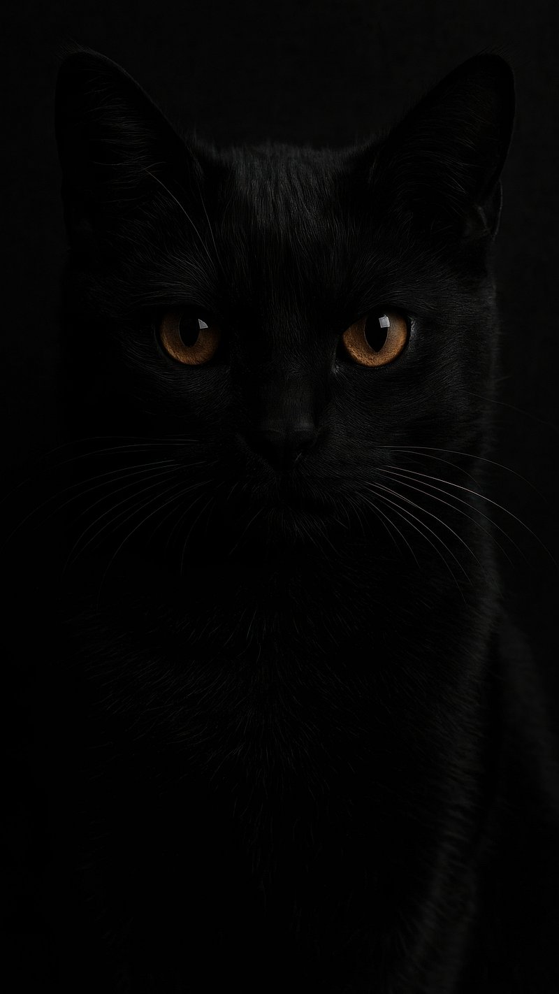iPhone Wallpaper Black Cat Image Wallpaper