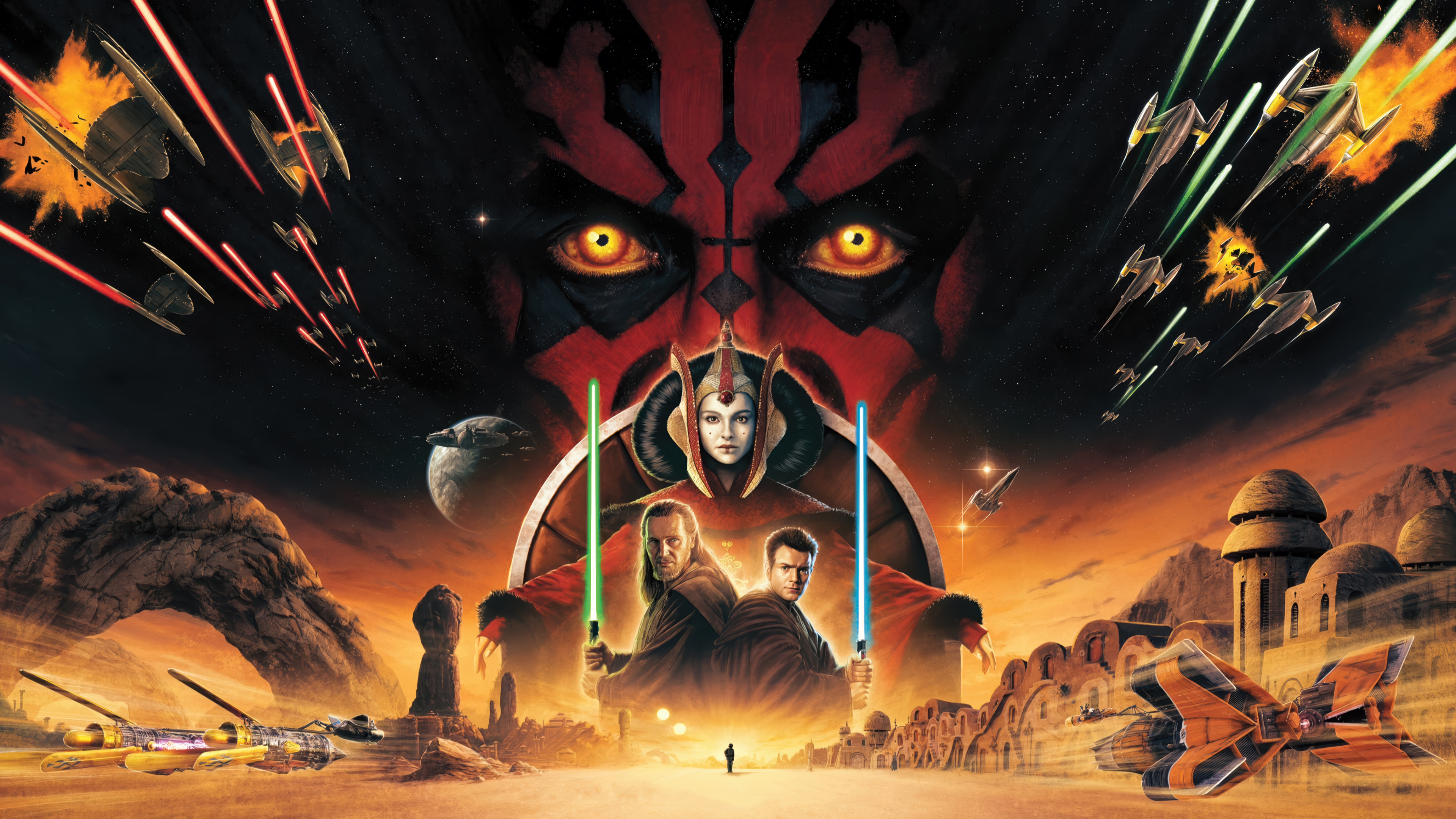 Star Wars: The Phantom Menace Wallpaper 4K HD PC l
