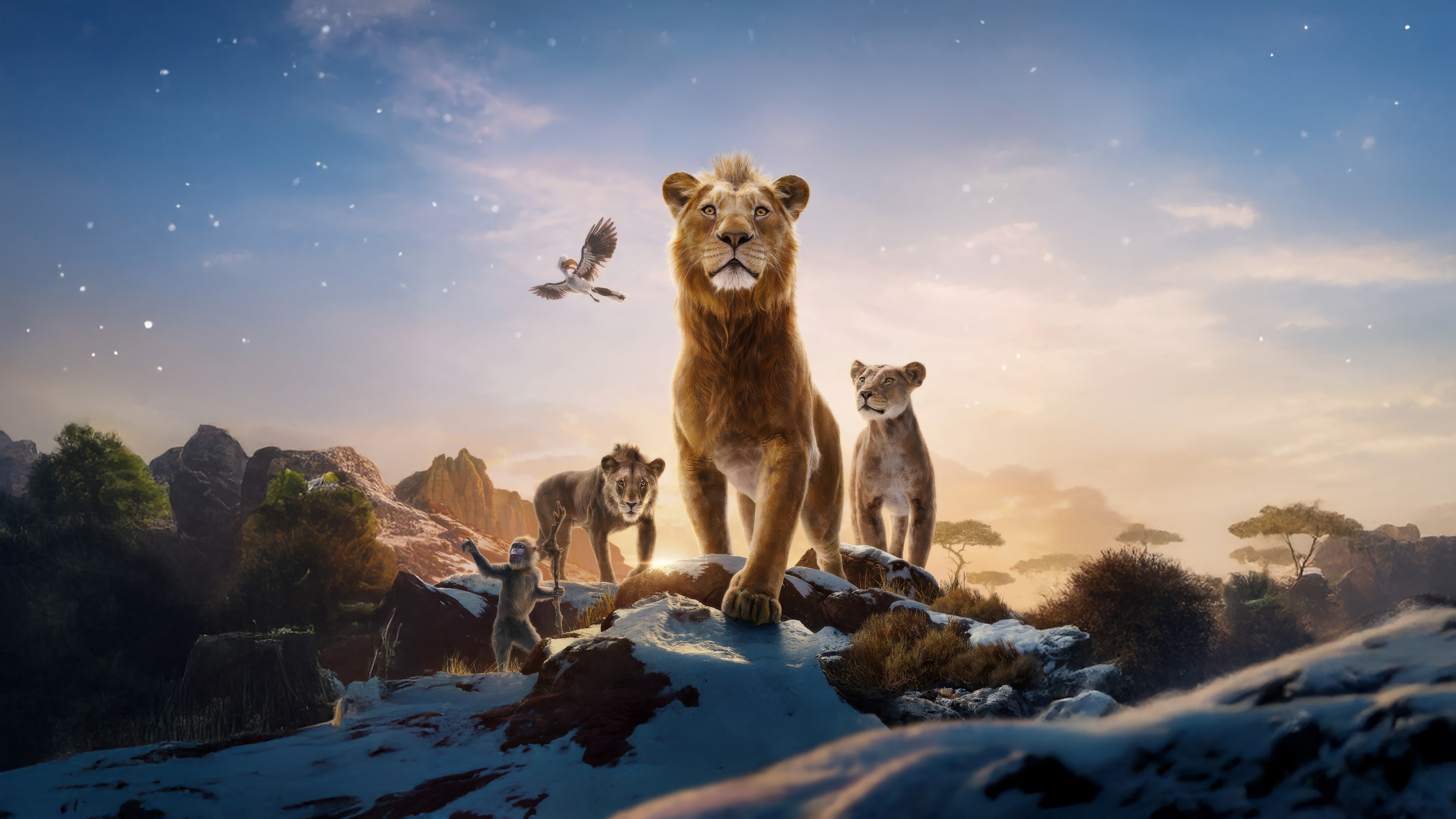 Mufasa The Lion King Movie Wallpaper 4K HD PC a