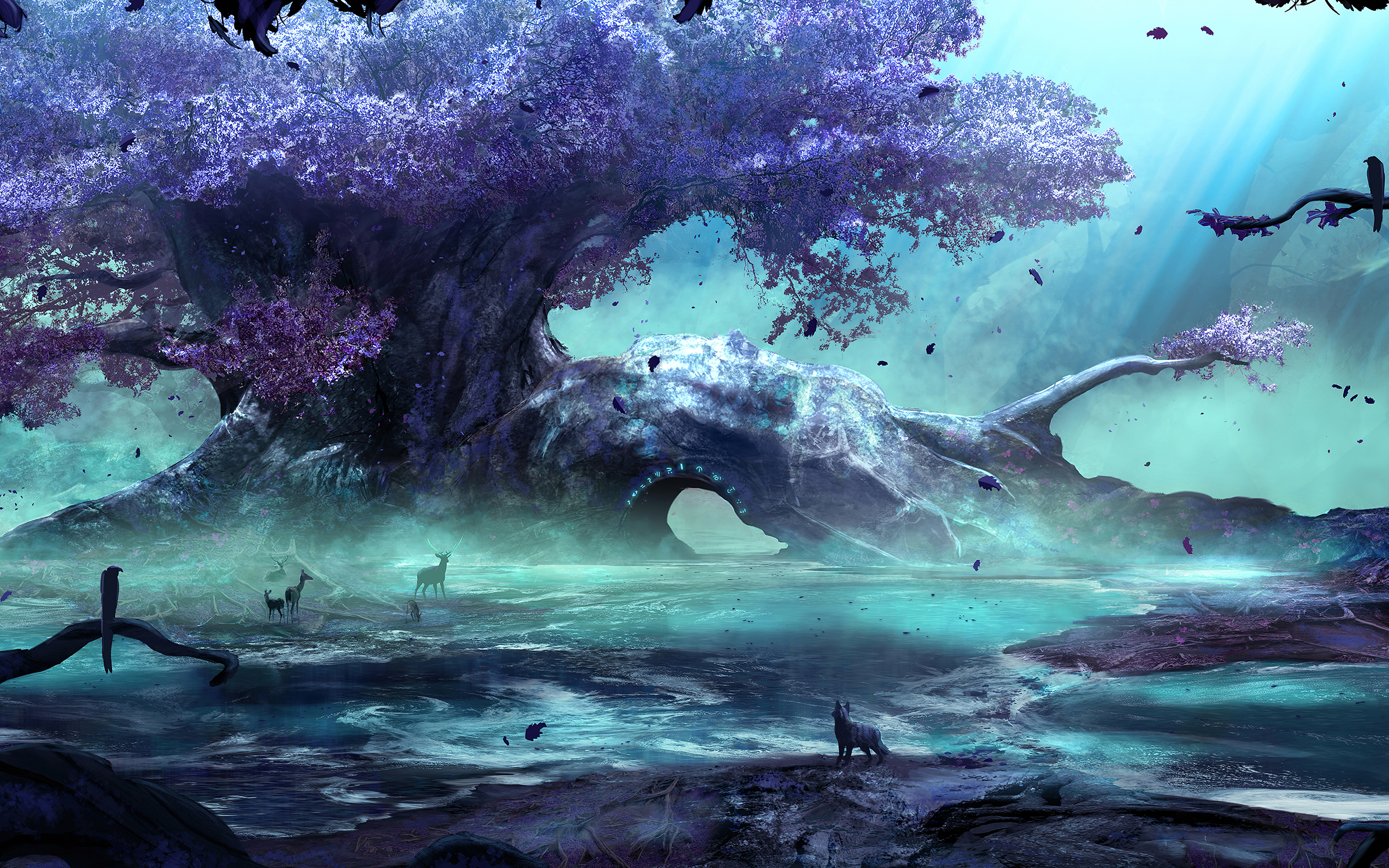 Fantasy Art Creatures Forest 4k 4K , HD 4k Wallpaper, Image, Background, Photos and Picture