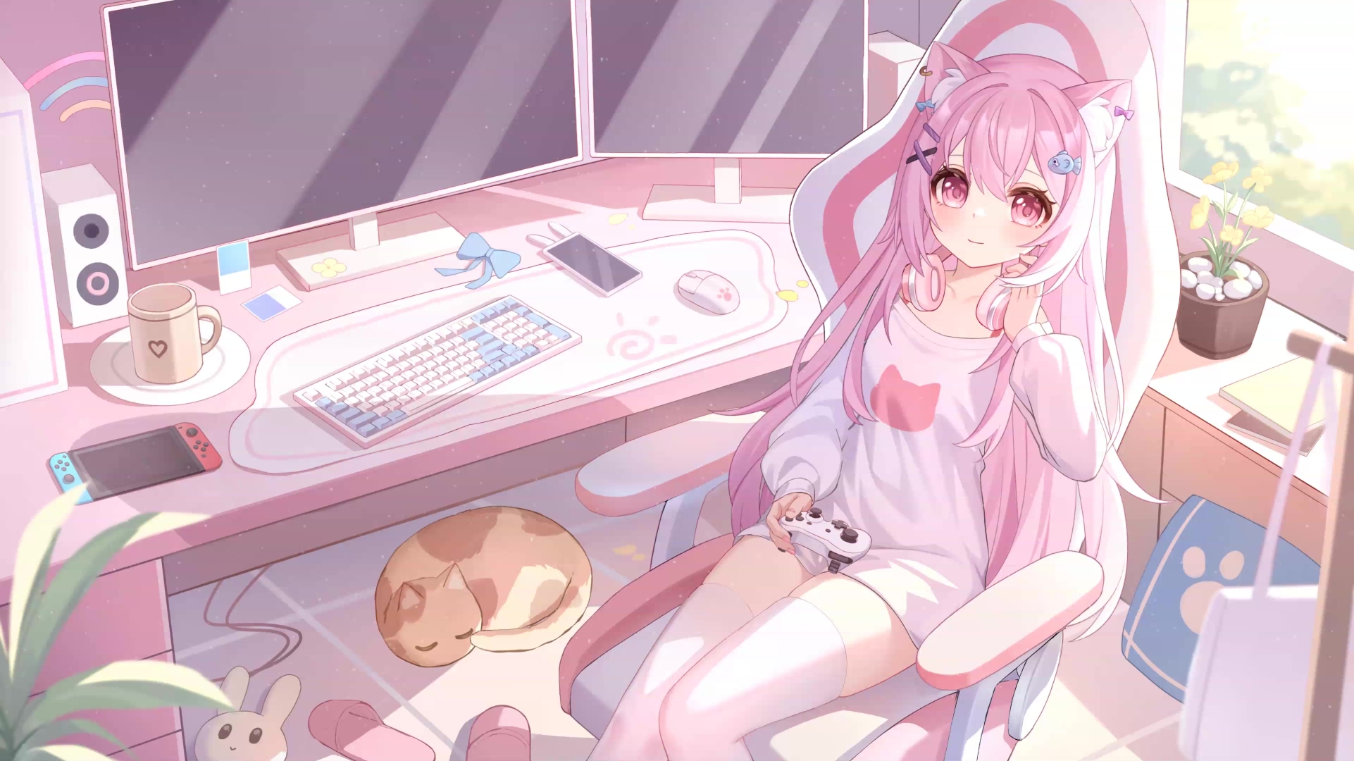Pink Live Wallpaper, Animated Wallpaper