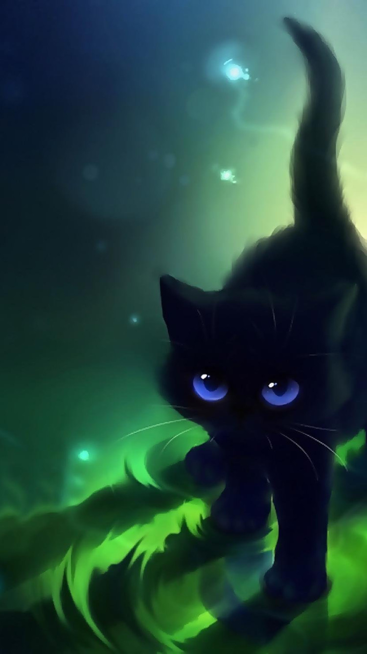 Anime Cat Wallpaper 1920x1483 63744