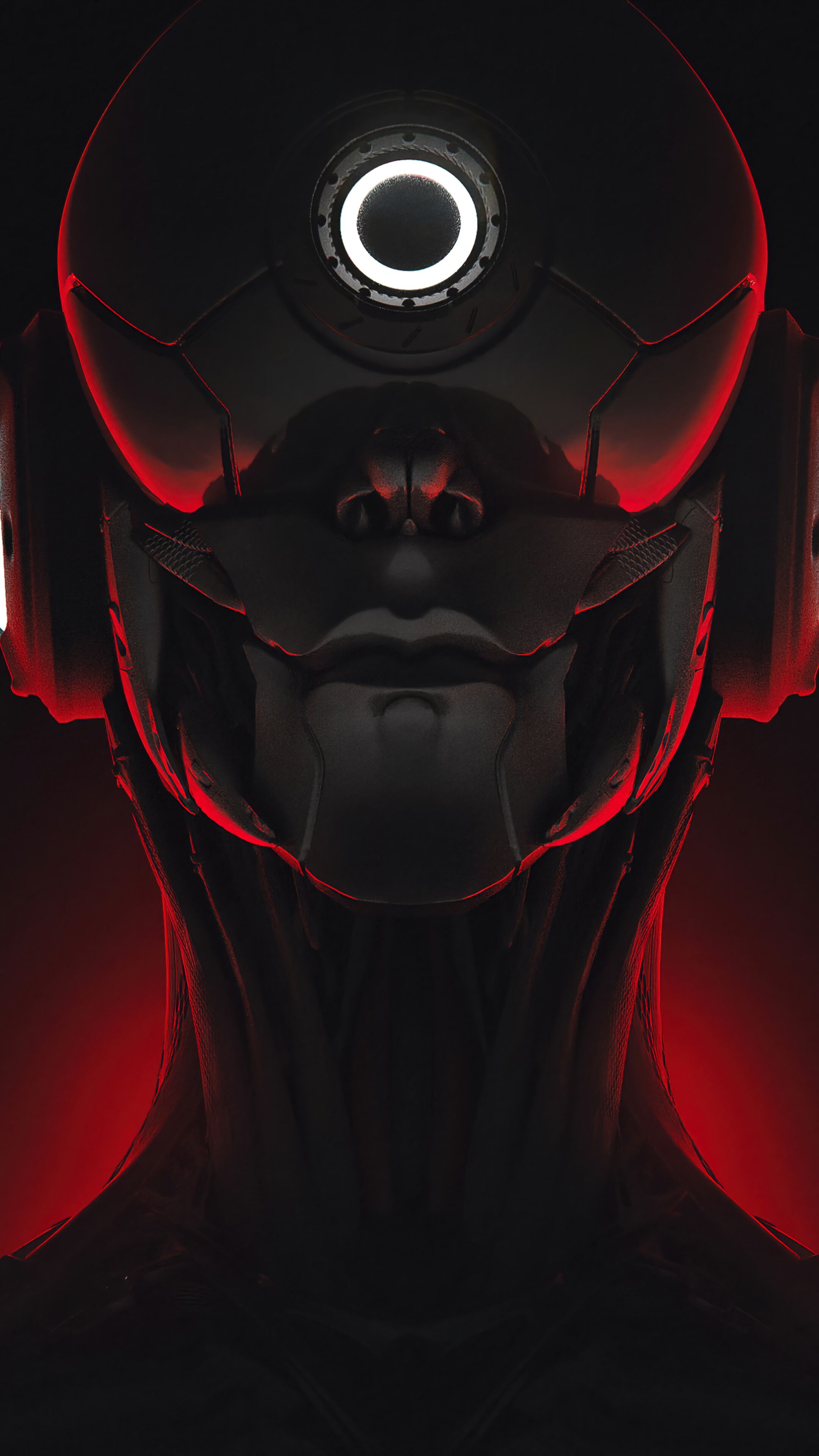 Sci Fi Cyberpunk Android Soldier CGI Wallpaper IPhone Phone 4K F