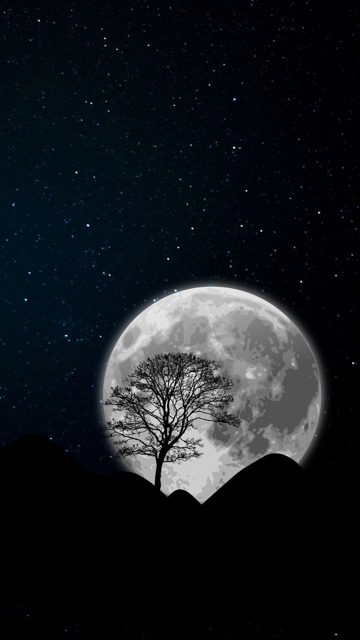 Wallpaper, Moon Wallpaper, Black Moon Wallpaper, Black wallpaper