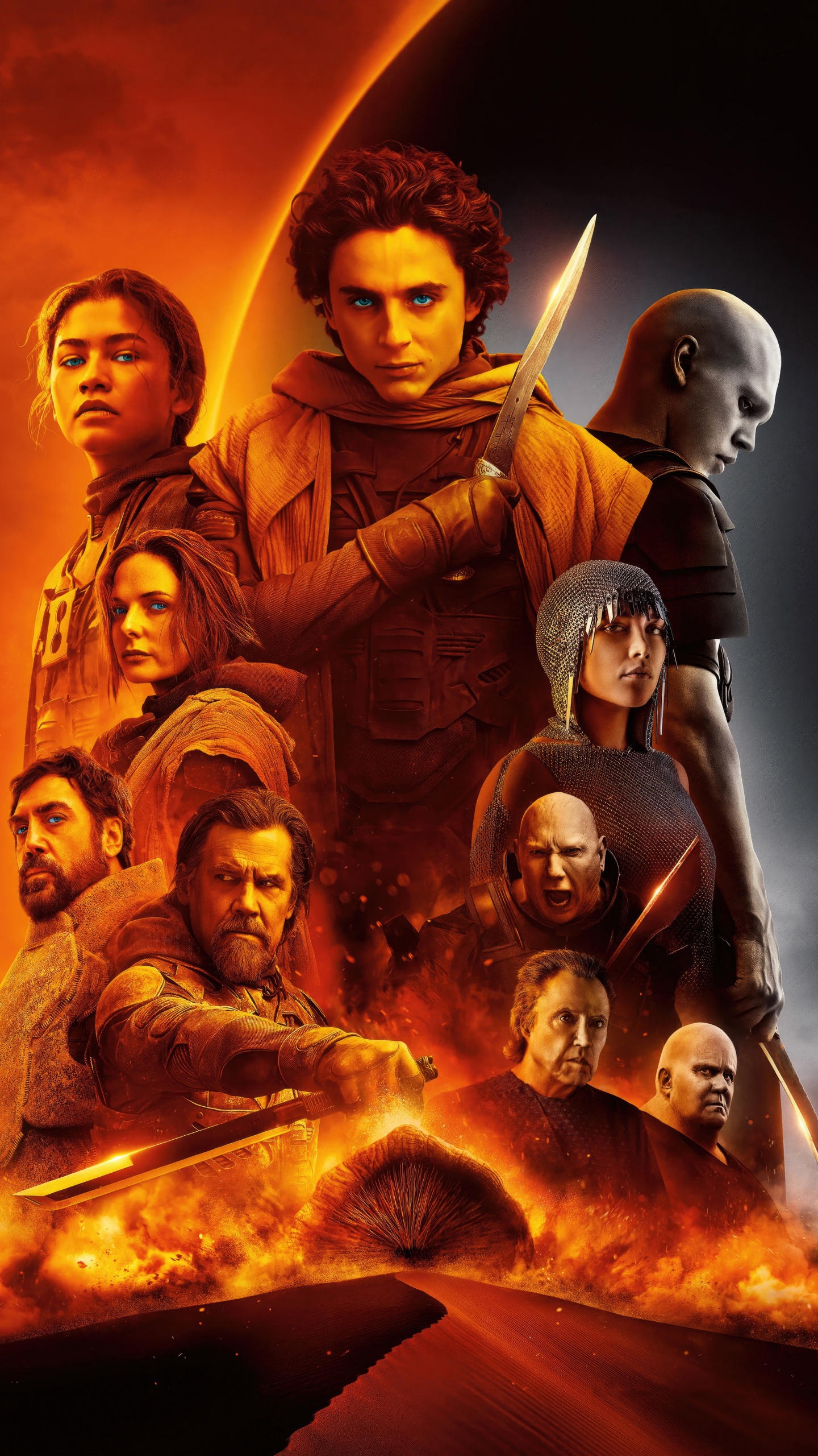 Dune: Part Two Wallpaper 4K, Movie poster, 8K, 2024 Movies, 5K