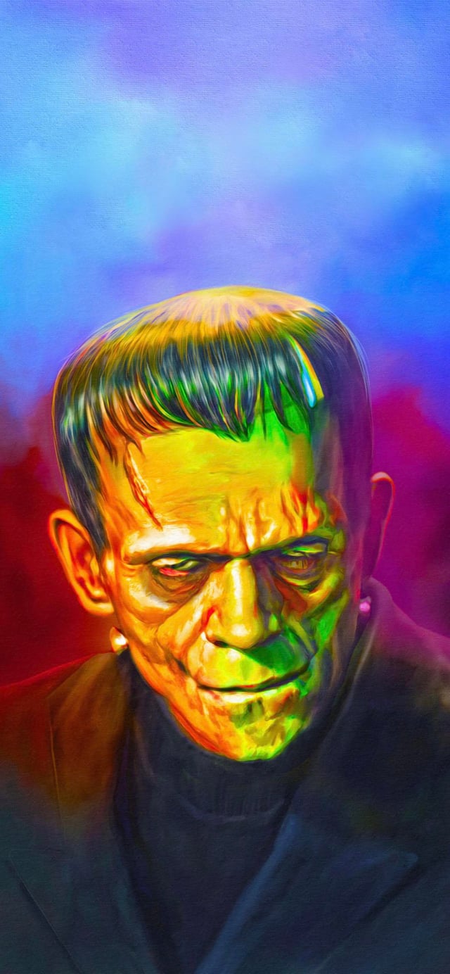 Universal Frankenstein's Monster iOS 16 Lockscreen (Artwork