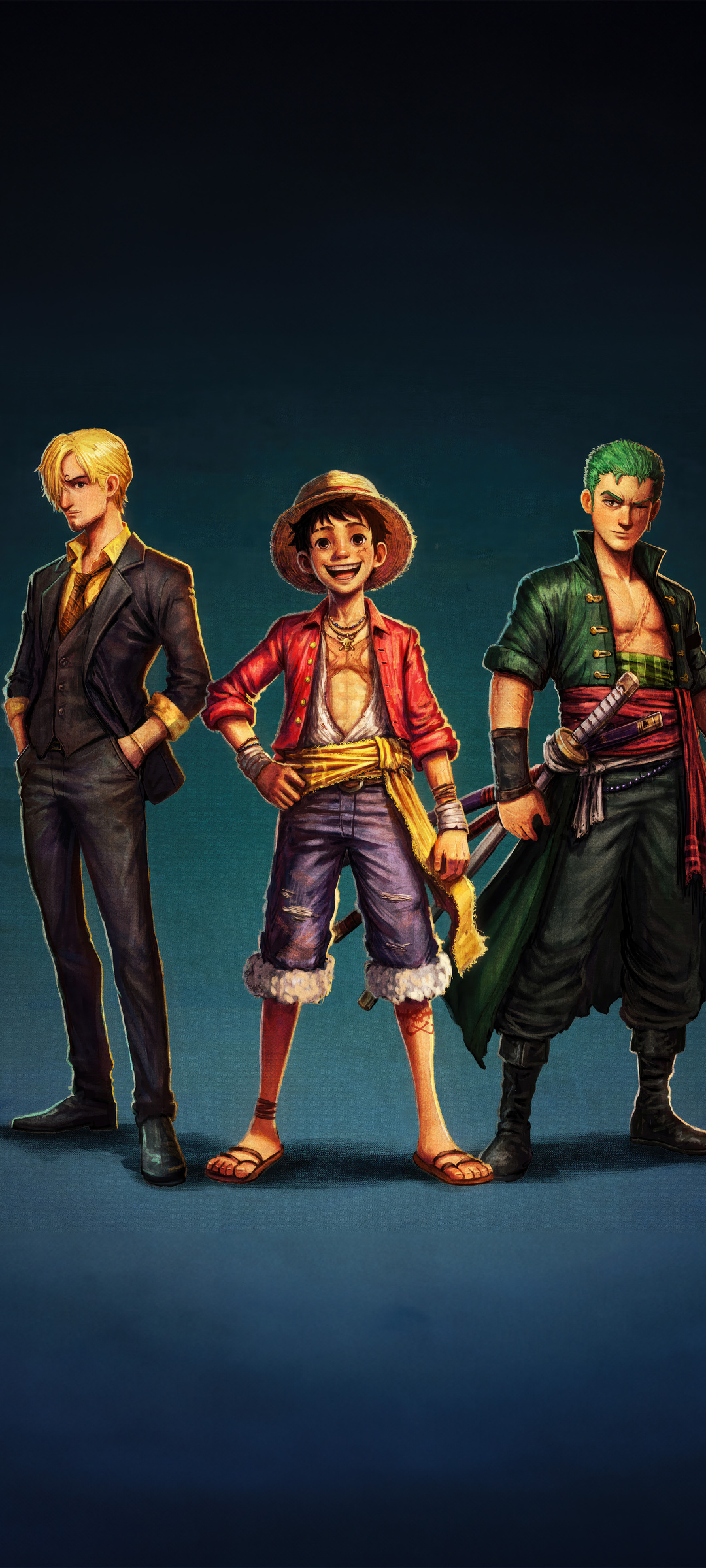 Monkey D Luffy Zoro And Sanji One Piece Google Pixel 7 , HD 4k Wallpaper, Image, Background, Photos and Picture
