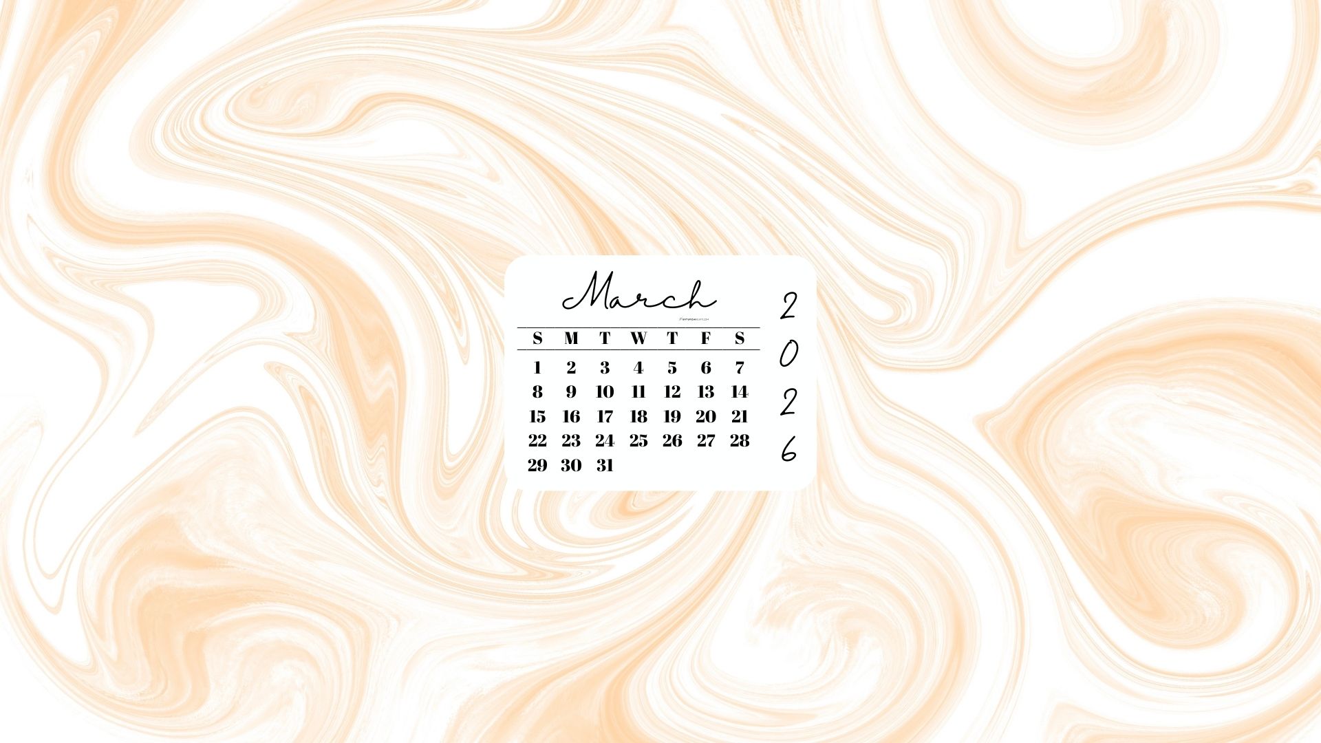 March Desktop Background