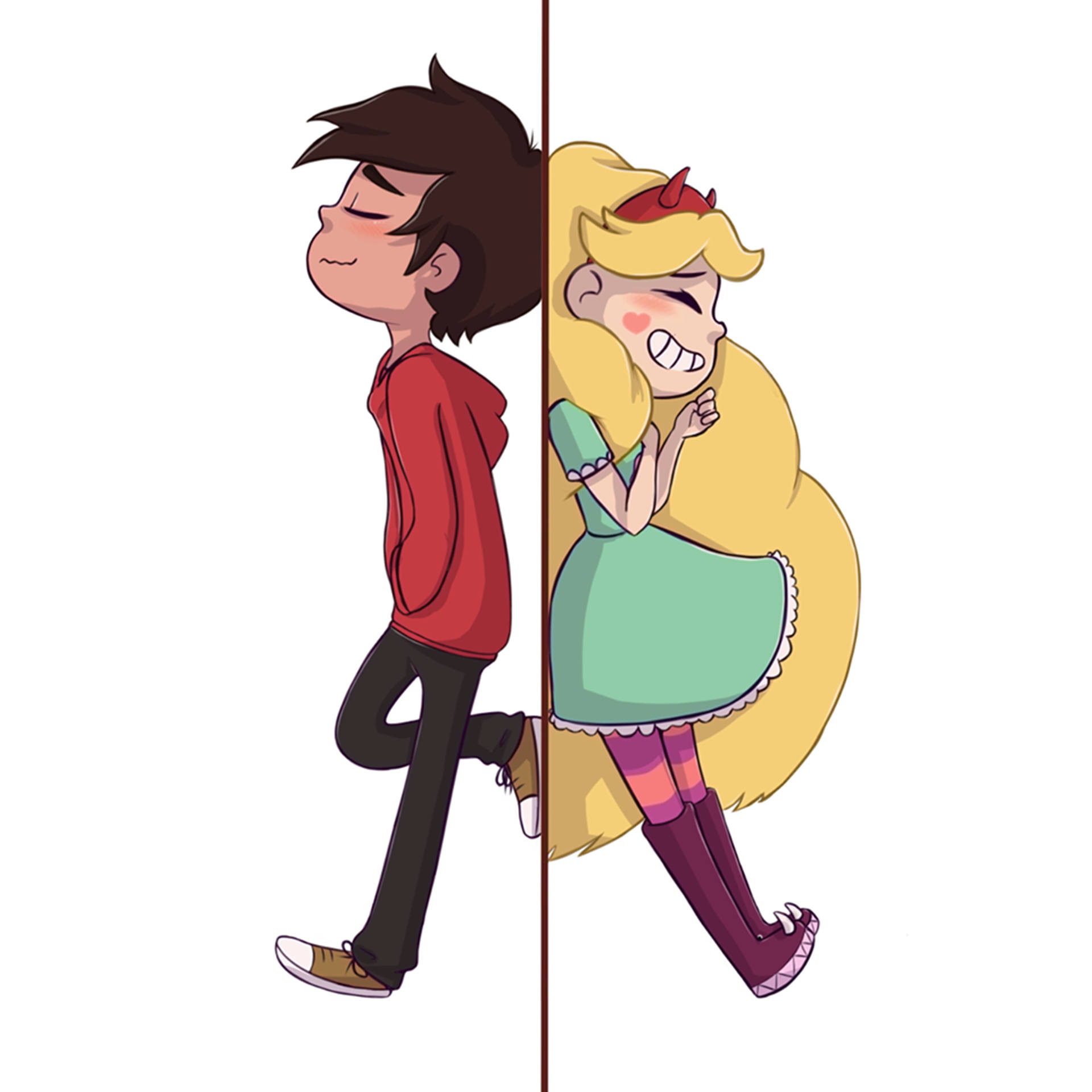 Download Matching Marco And Star Wallpaper