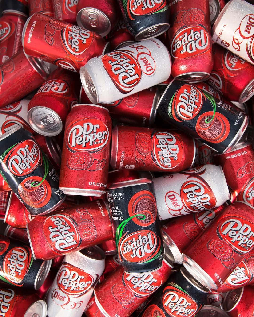 Download Dr Pepper Can Collage Wallpaper