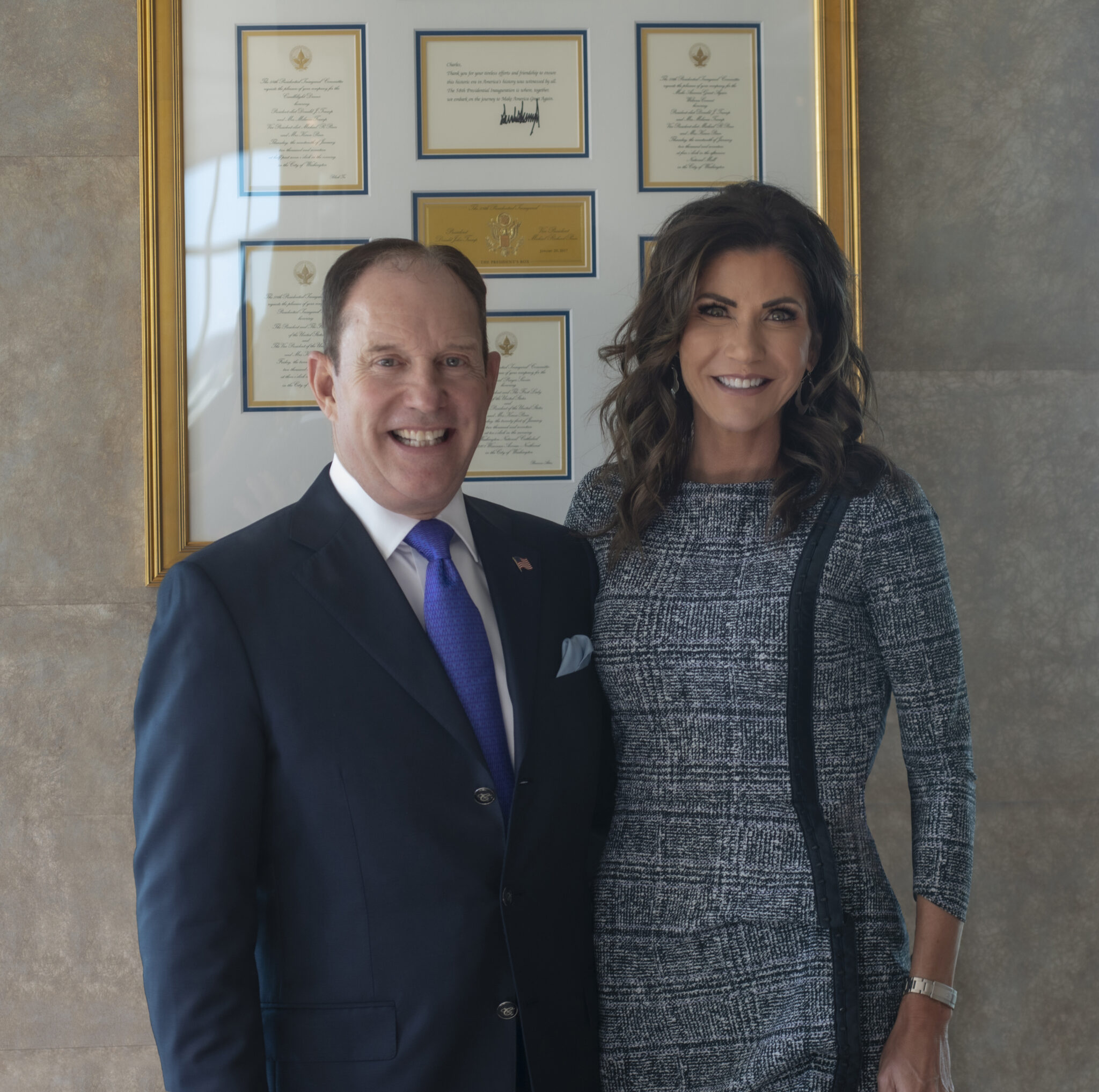 South Dakota Gov. Kristi Noem endorses Herbster in his run for Nebraska gov • Nebraska Examiner