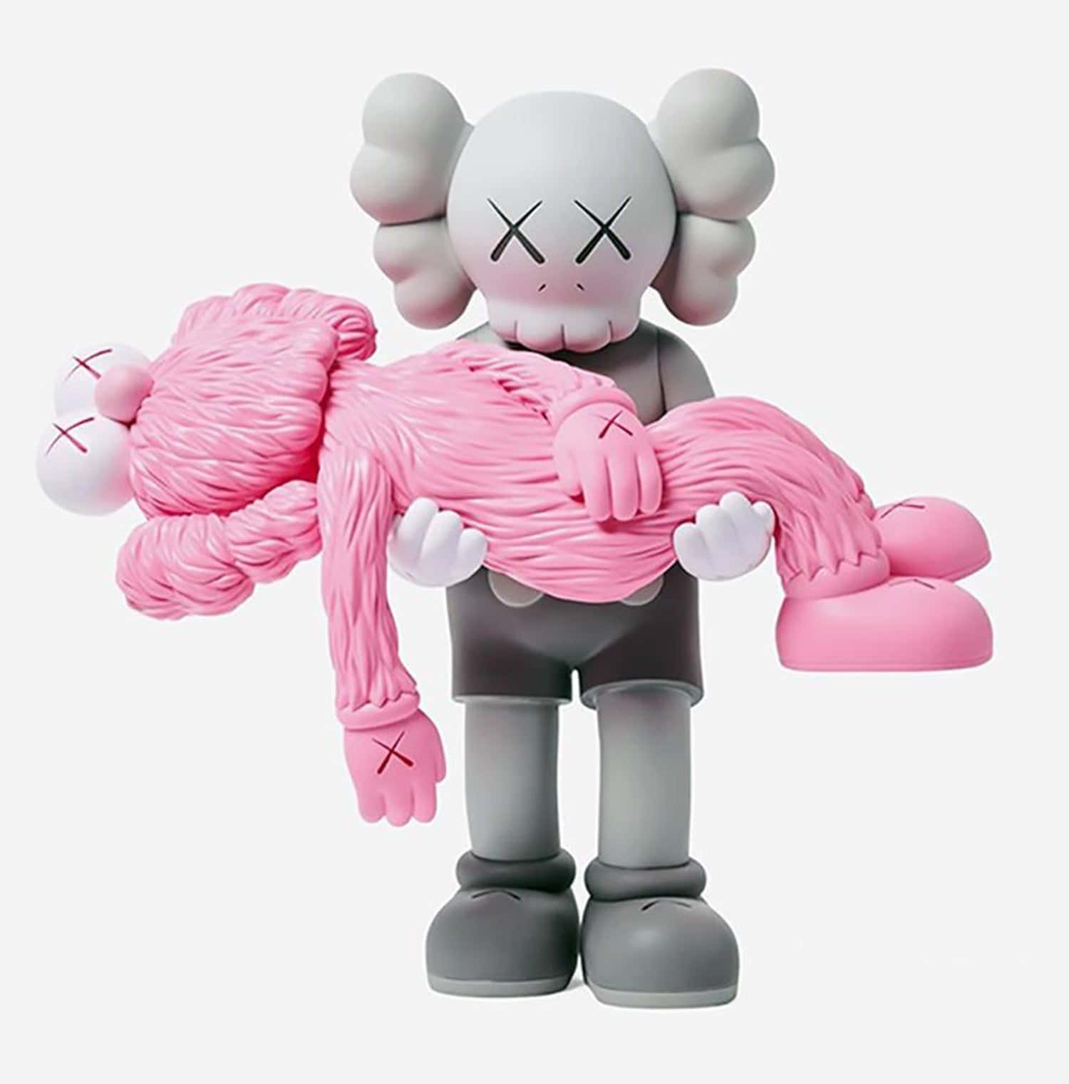 Pink Kaws Wallpaper