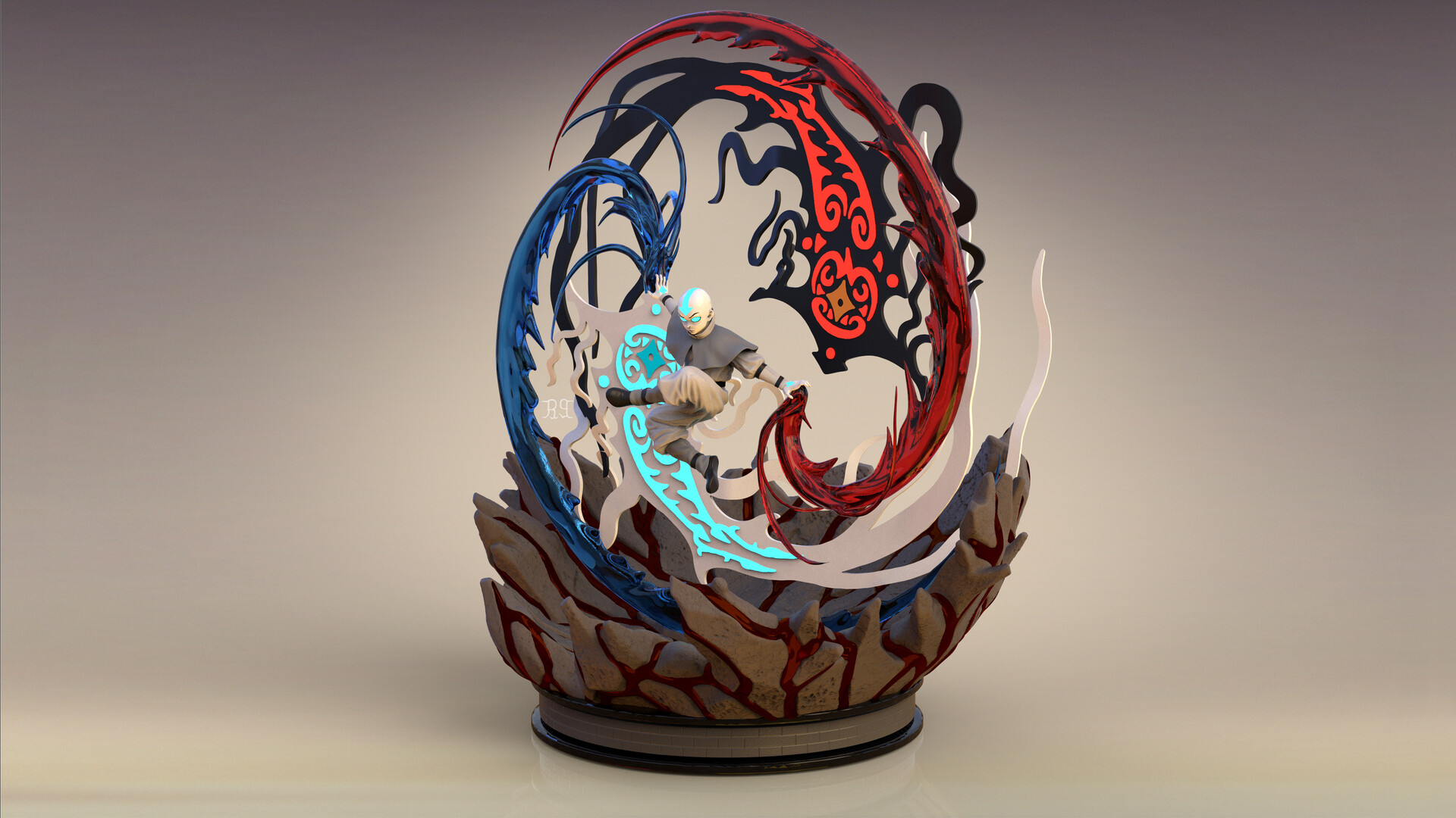 SM Bonin Aang , Raava and Vaatu