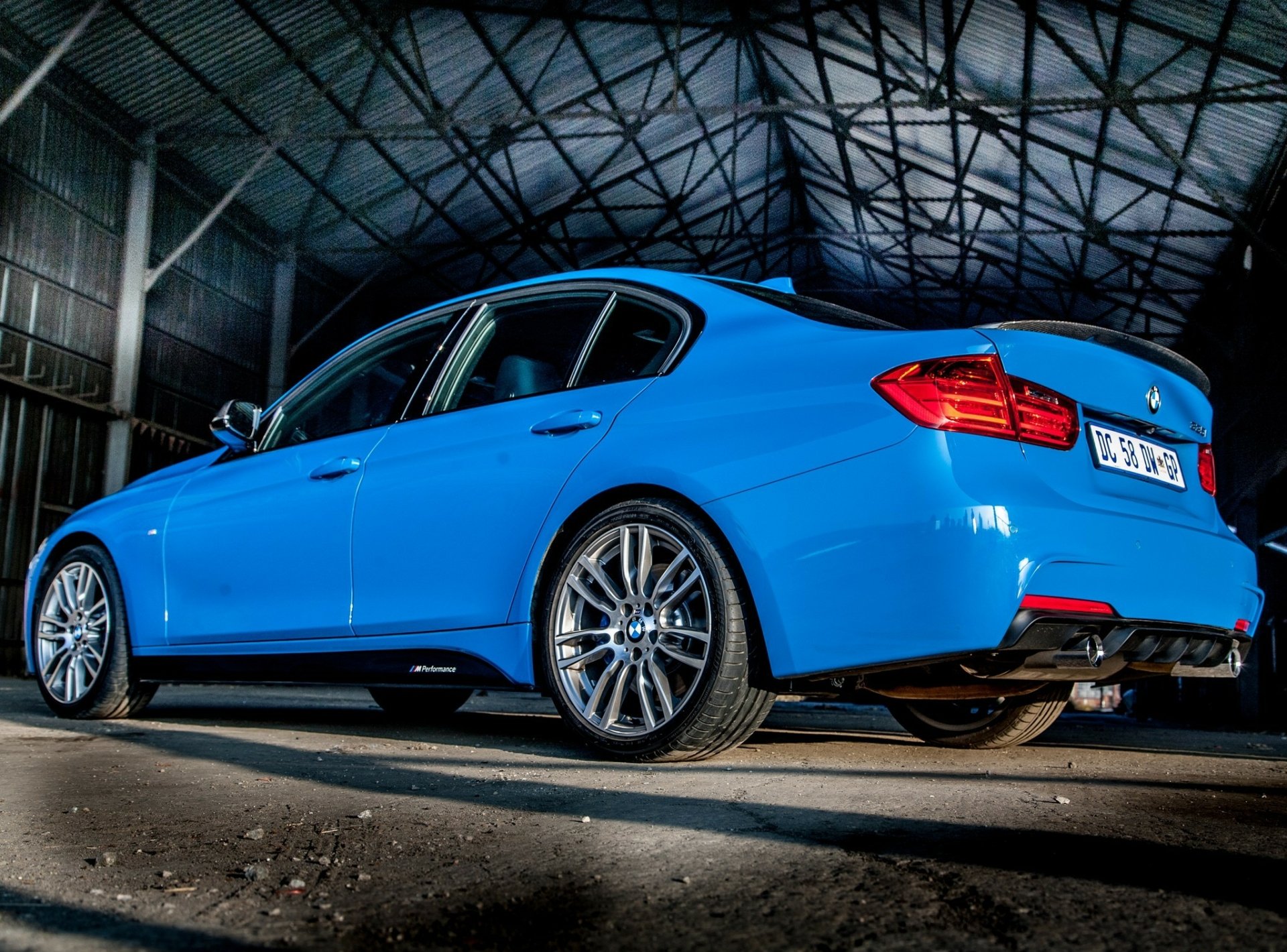 Download Blue Bmw 335 BMW Vehicle Bmw 335i F30 HD Wallpaper