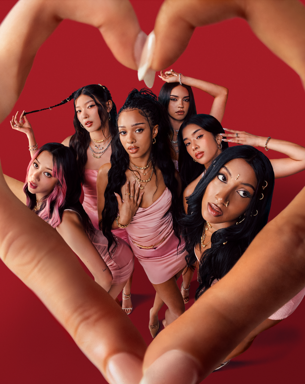 Katseye Discuss Their New Valentine's Day Campaign for Pandora