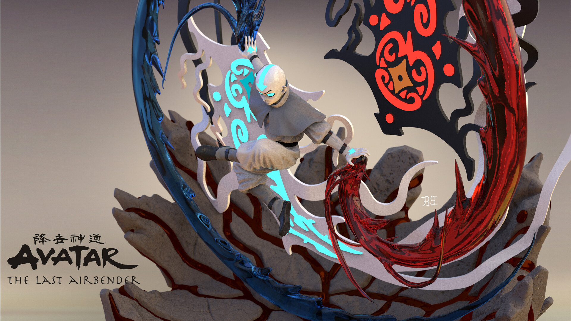 SM Bonin Aang , Raava and Vaatu