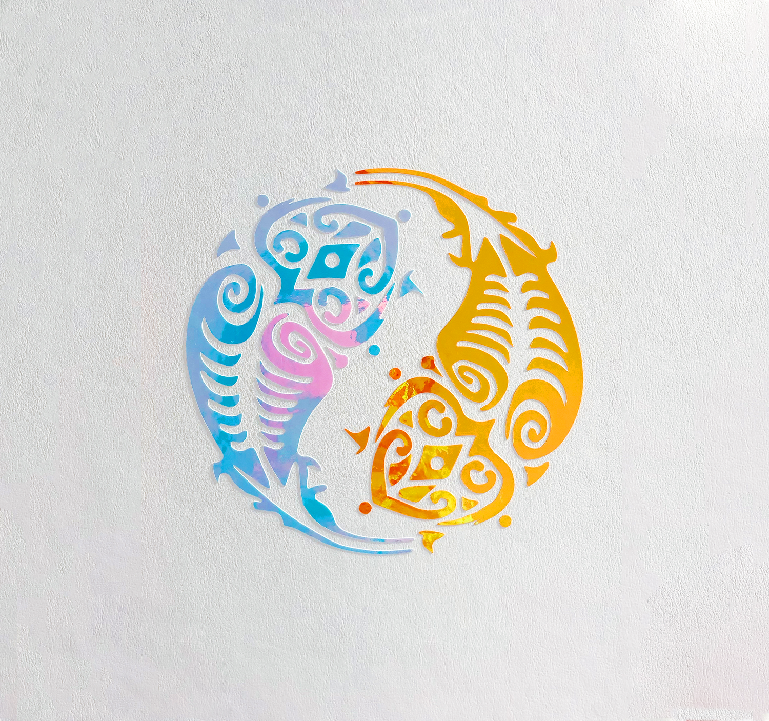 Raava & Vaatu. Avatar Holographic Vinyl Sticker