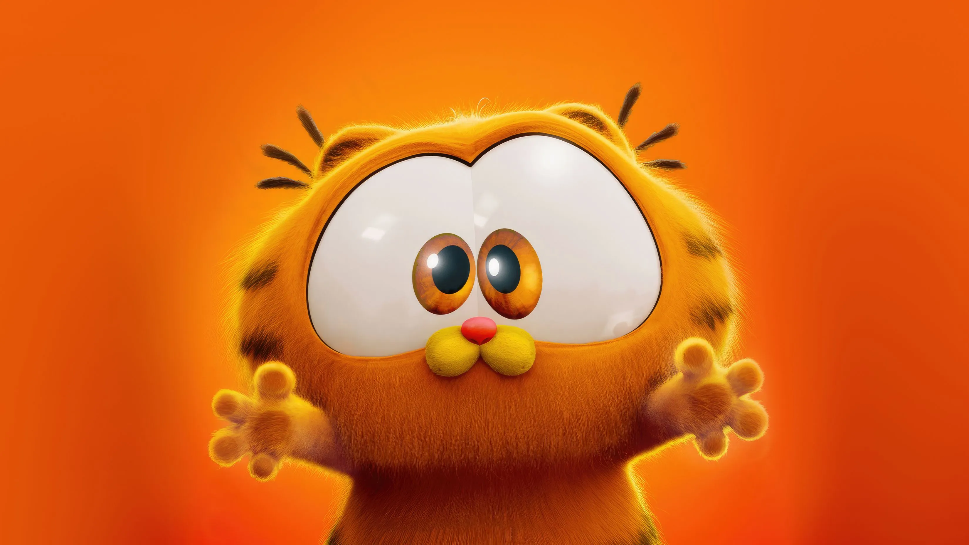 Adorable Baby Garfield TV Show Movie 8K Ultra HD Ultra HD Computer Desktop Image Wallpaper Background Backdrops Display Image Theme 4K Mac And PC