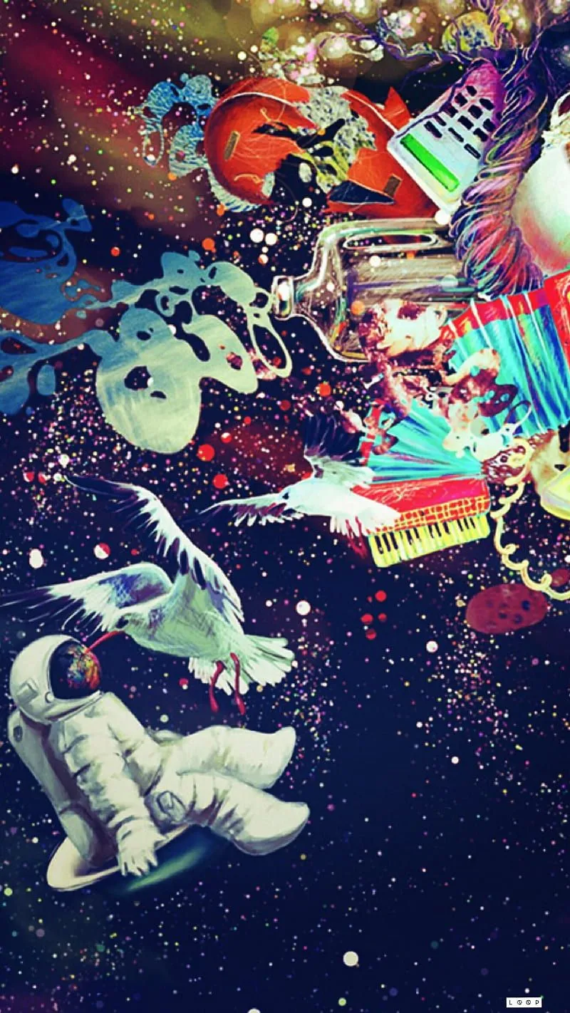 Cool, abstract, cool ringtone, cool, desenho, loop, painting, super, HD phone wallpaper