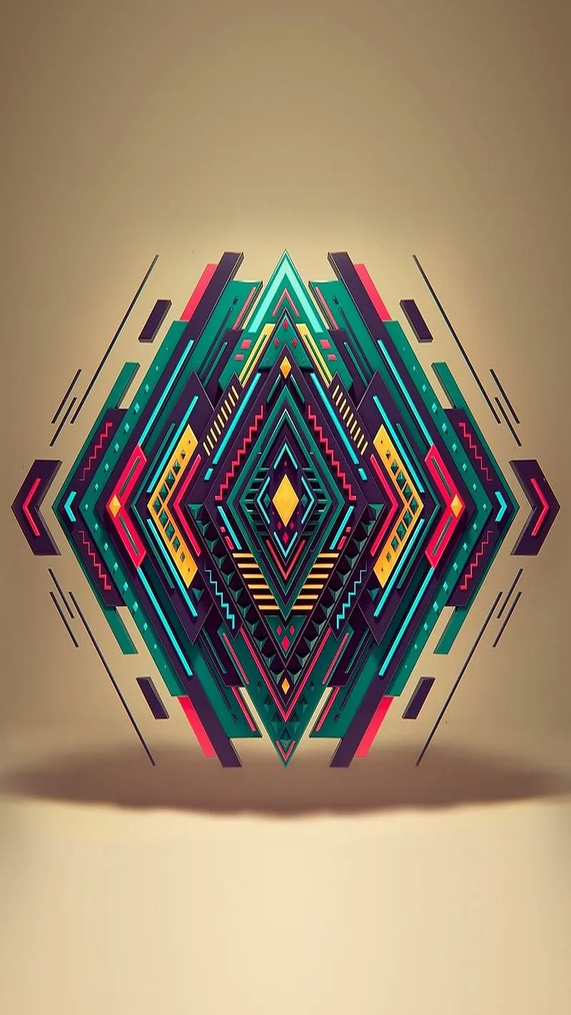Geometry, colors, cool, desenho, famous, new, top, HD phone wallpaper