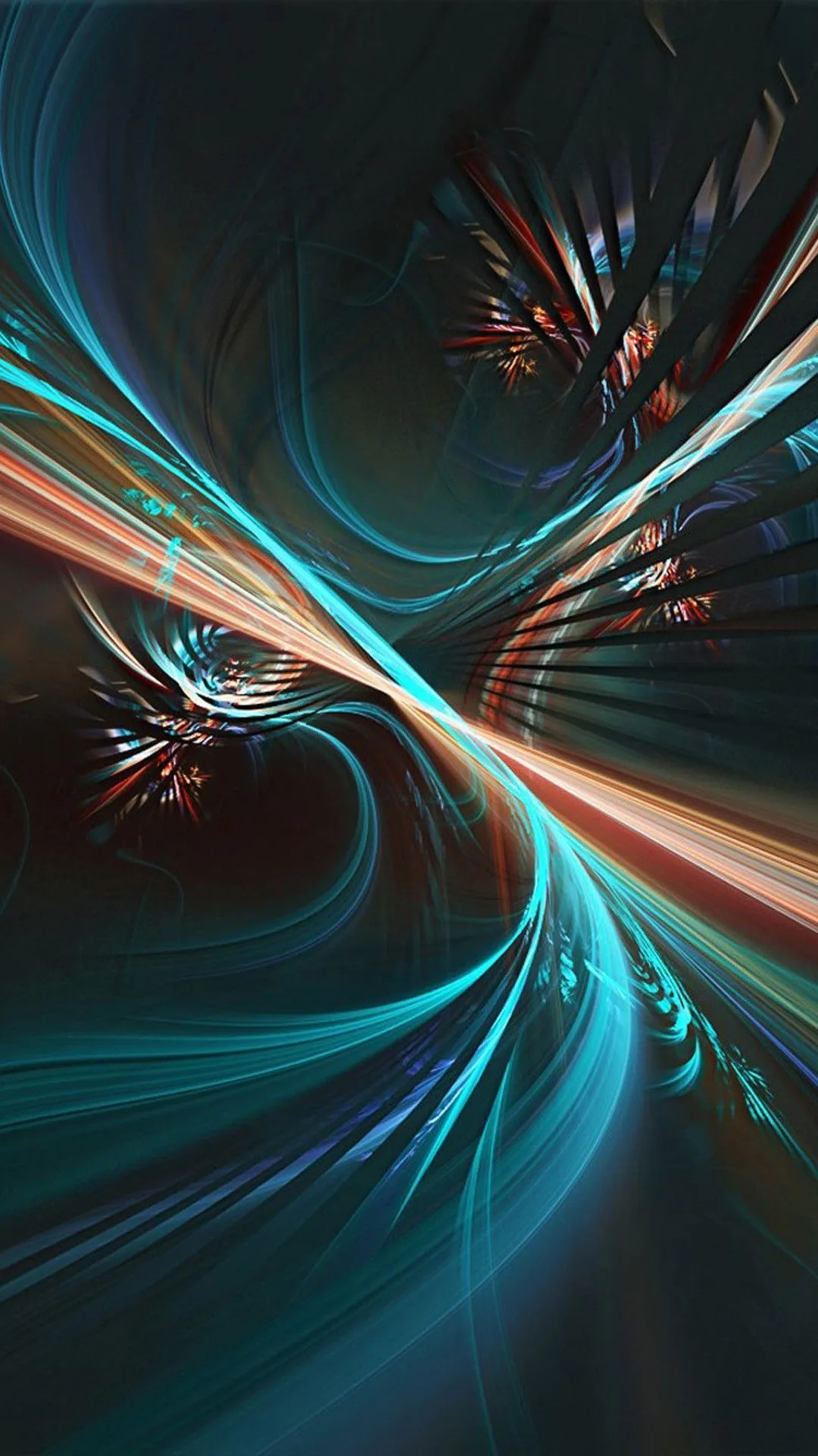 Wallpaper Blue and Red Light Streaks, Background Free Image
